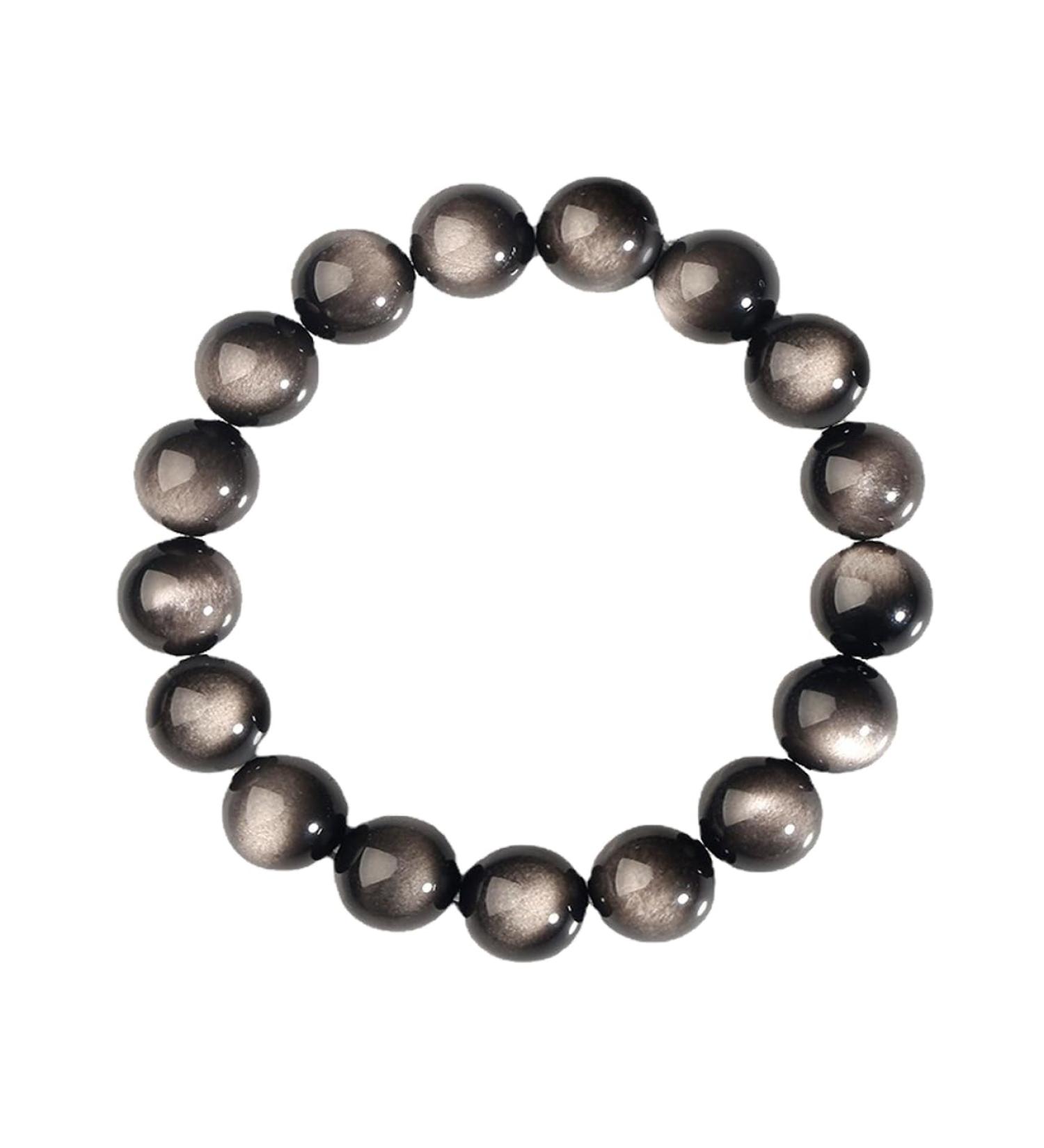Feng Shui Black Obsidian Wealth Bracelet | Crystal Healing Jewelry for Men & Women | Perfect Gift - Buy Online on GoSupps.com