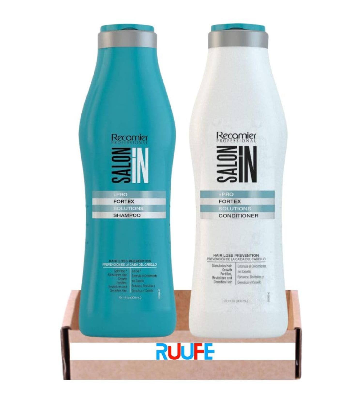 Recamier Salon In Shampoo y Acondicionador Fortex Solutions (pack 2) Salon In 300mL Shampoo Recamier Y Acondicionador Recamier Fortex Solutions Salon In - Buy Online on GoSupps.com