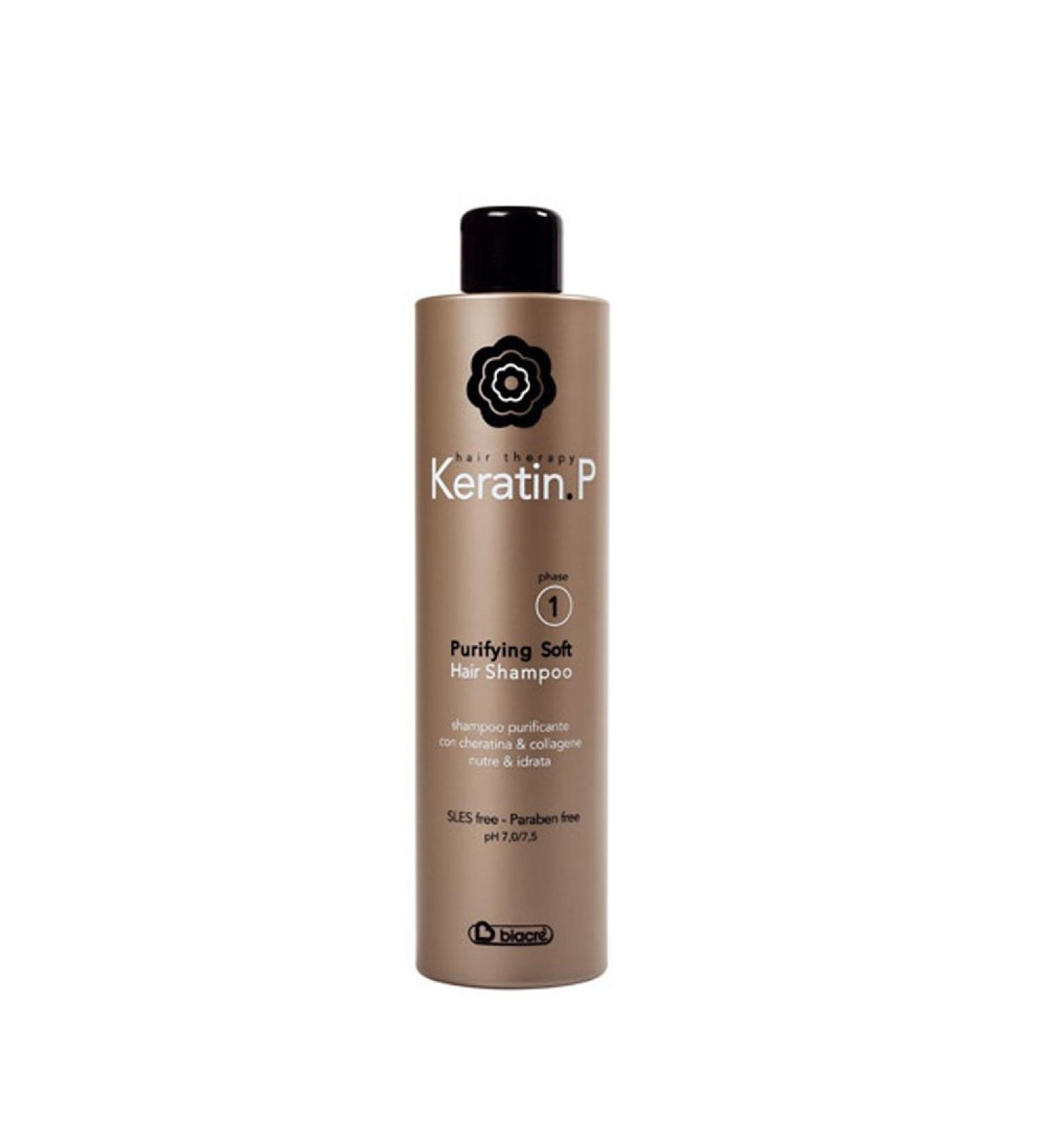 Keratin Purifying Shampoo for Brazilian Smoothing 500ml Biacr  - Buy Online on GoSupps.com