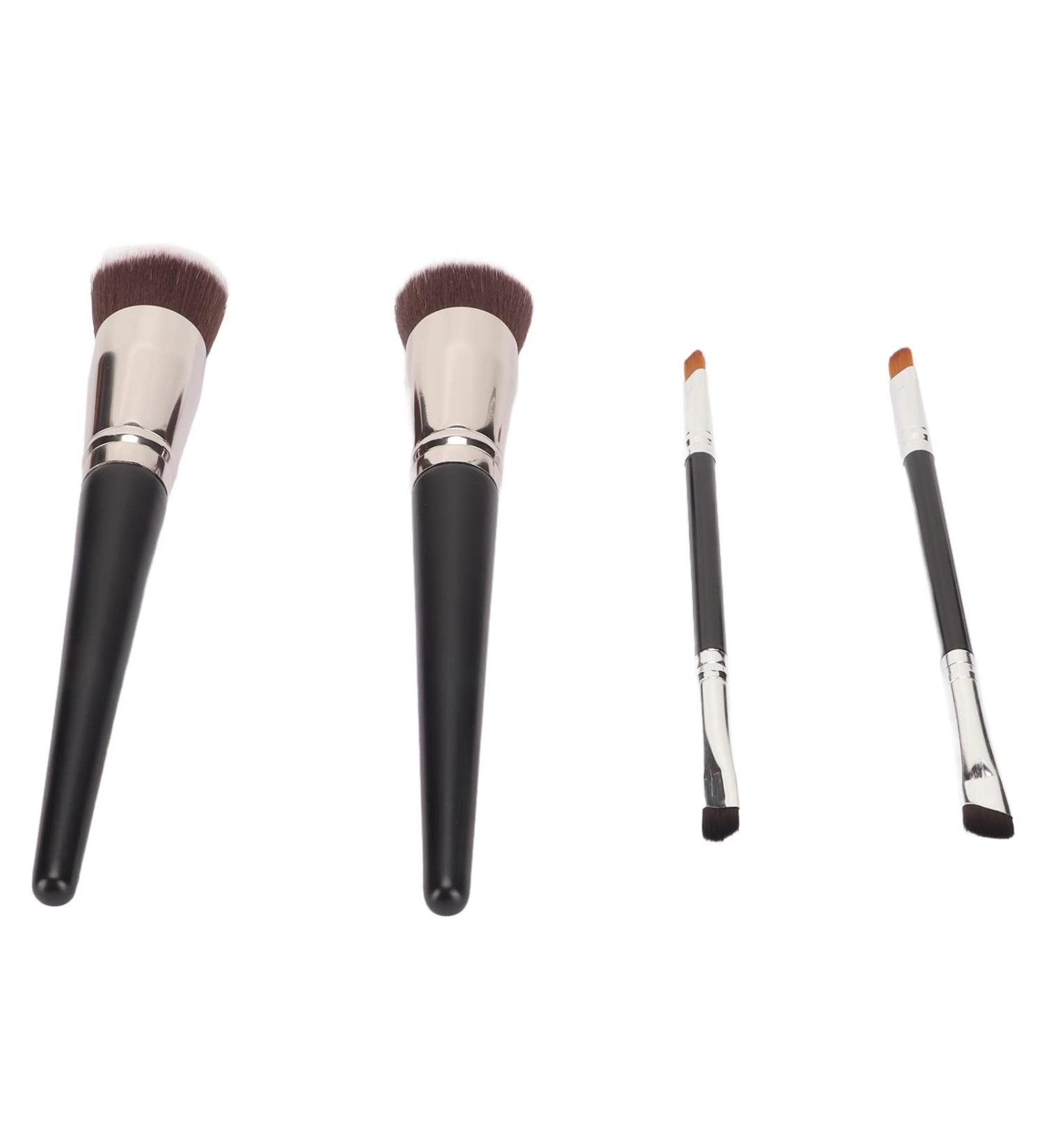 Makeup Brush Set with 2 LargeConcealer Brush and 2 Angled Eyeliner Brush Ideal for Beginners Saving Makeup Time Soft Brush Hair Your Little Helper in Makeup - Buy Online on GoSupps.com
