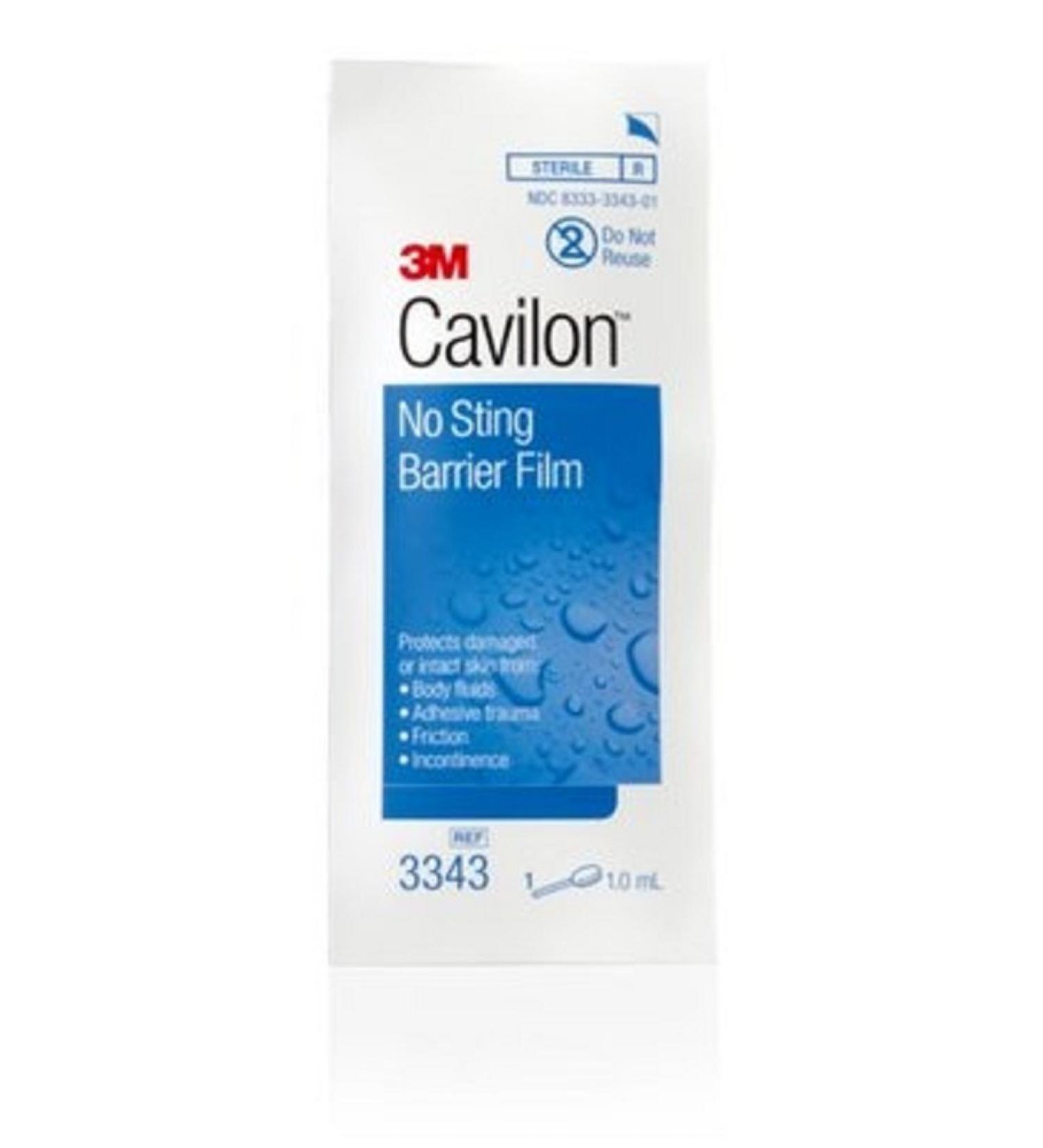 3m Cavilon No-Sting Barrier Film Gentler Way to Protect Skin from Body Fluids Adhesives and Friction Alcohol Free Barrier Film Hypoallergenic and Latex Free Swabs Box of 25