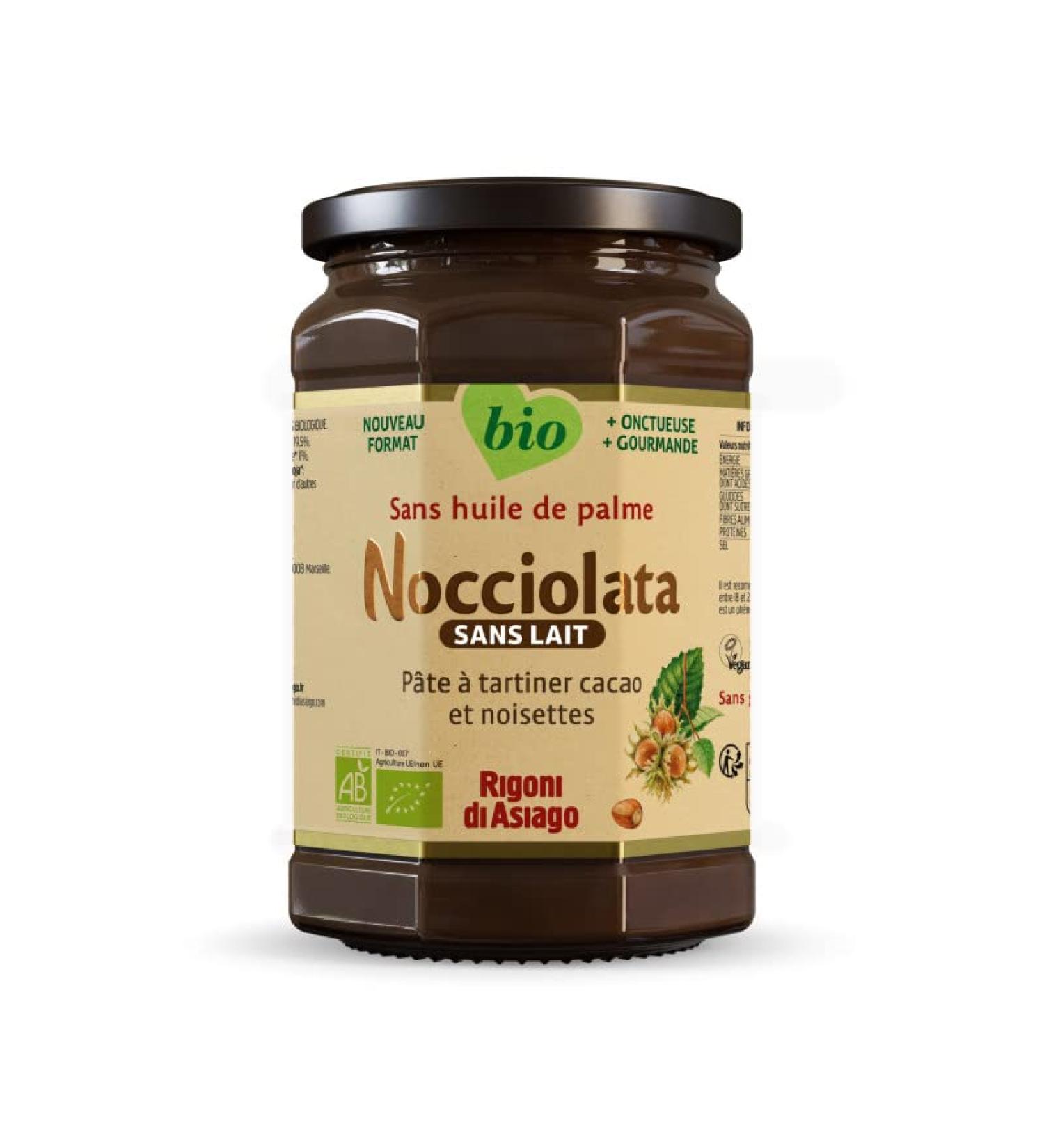 NOCCIOLATA P te tartiner au cacao et noisettes sans lait bio 650 g