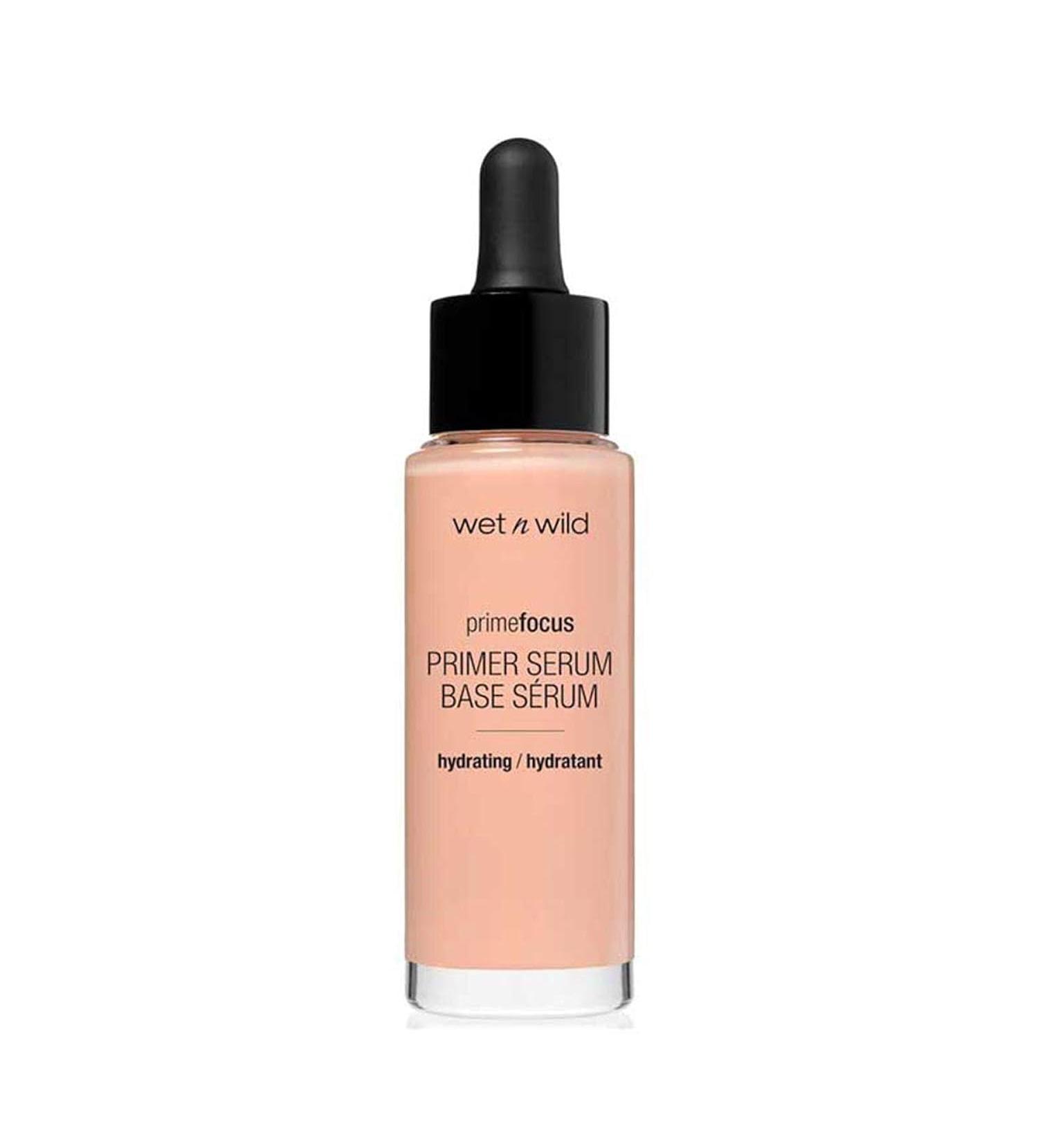 Wet n Wild Prime Focus Primer Serum - Rose Water & Camellia Leaf Extract, Hydrating & Long-lasting Formula with Silky Texture - Buy Online on GoSupps.com