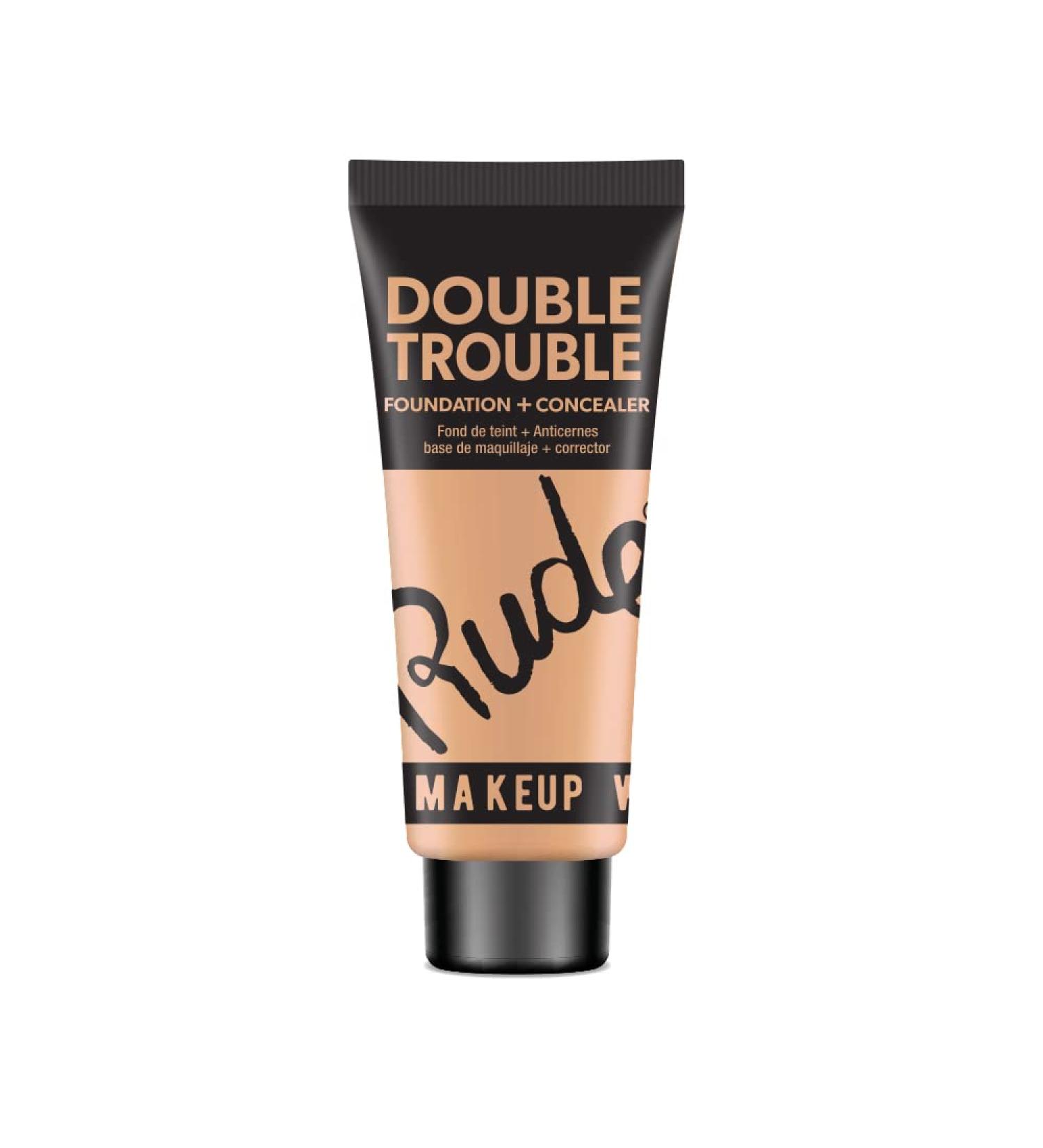 RUDE Double Trouble Foundation + Concealer - Buy Online on GoSupps.com