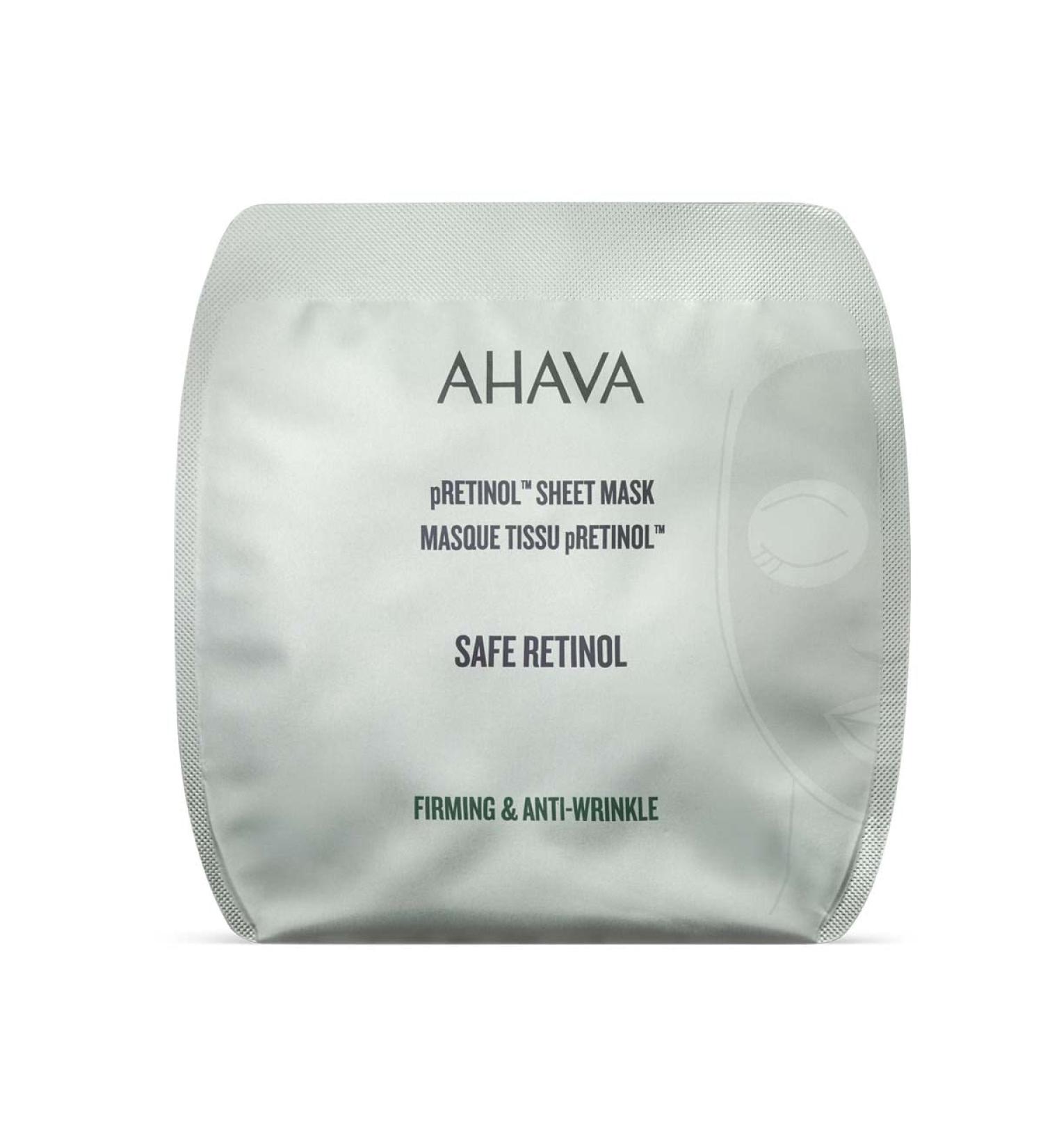 Ahava Safe Pretinol Sheet Mask | Hydrating Anti-Aging Skincare | International Shipping - Buy Online on GoSupps.com