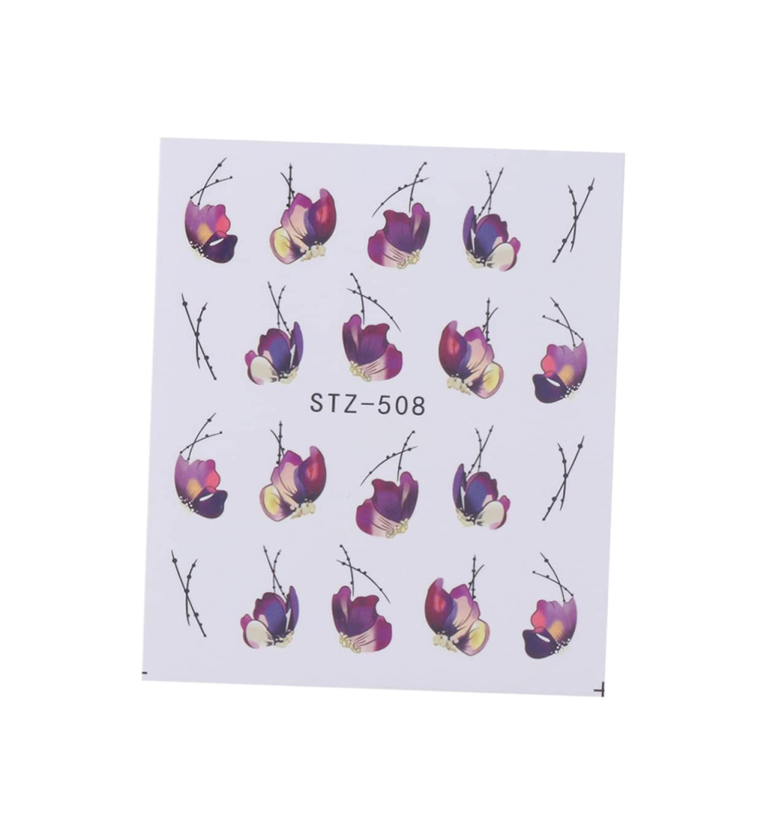 minkissy 1 Sheet Nail Art Sticker Nail Art Decals Nail Stickers Manicure Nail Decals - Buy Online on GoSupps.com