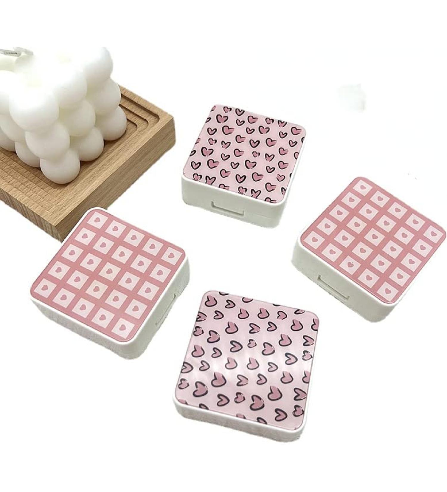 Shop Miedeon 4-Piece Creative Fashion Contact Lens Container Stylish & Durable Contact Lens Cases for International Shipping - Buy Online on GoSupps.com