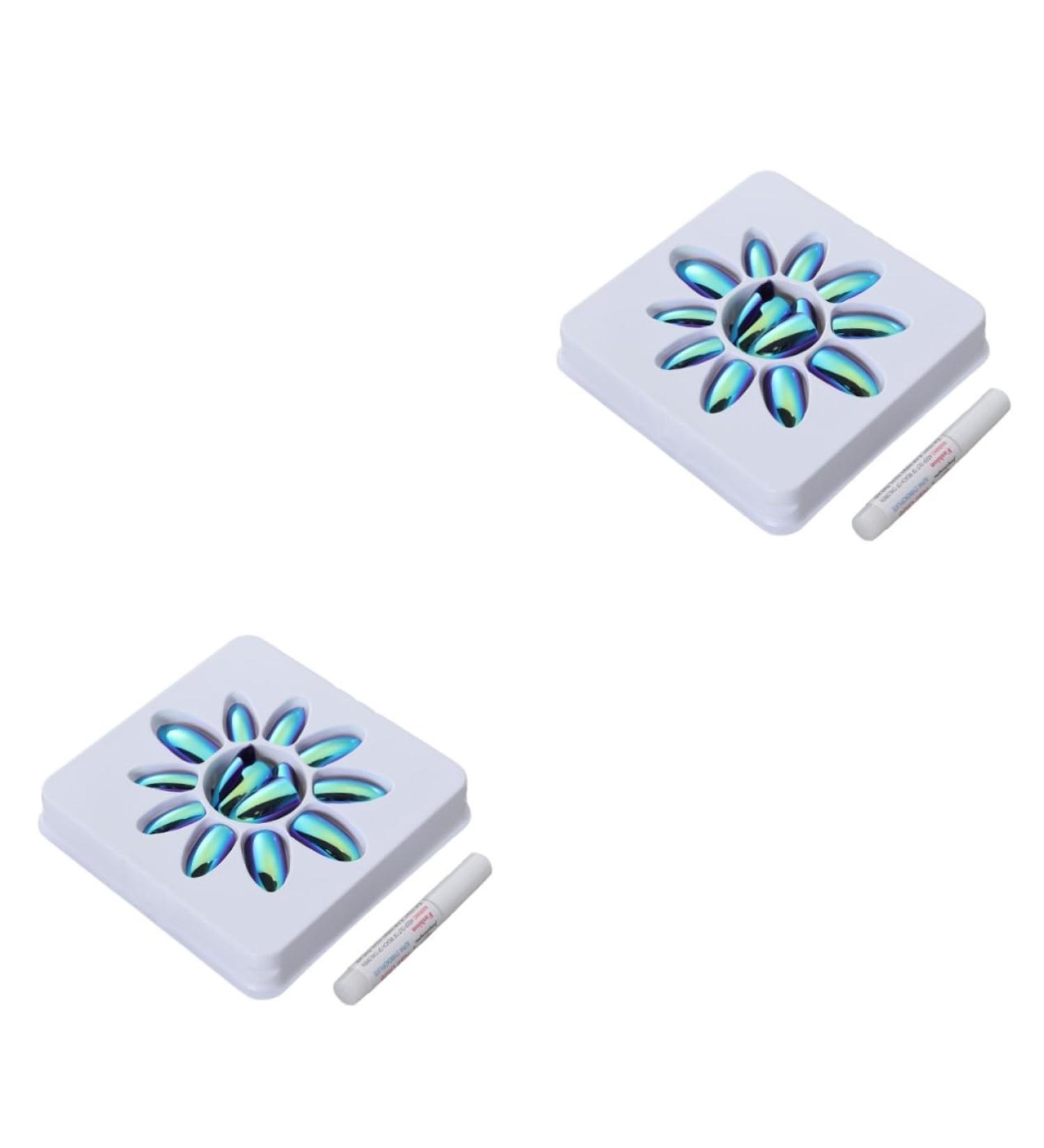 FOMIYES 56 Pcs Metallic Nail Art Decals Calcomanias para U as Full Cover Nails Women Nail Art Sticker Nail Powder Mirror Nail Stickers Flowers Girl Nail Stickers Nail Polish As Shownx2pcs 28pcsx2pcs - Buy Online on GoSupps.com