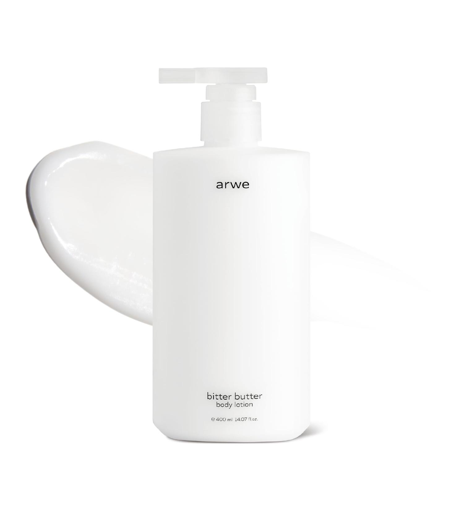 arwe Bitter Butter Ceramide Body Lotion 13.5 fl oz (400 ml) Naturally Derived Body Cream 24 Hours Moisturizing Sensitive Skin Soothing Care Perfume Scent Large Capacity Milk Lotion - Buy Online on GoSupps.com