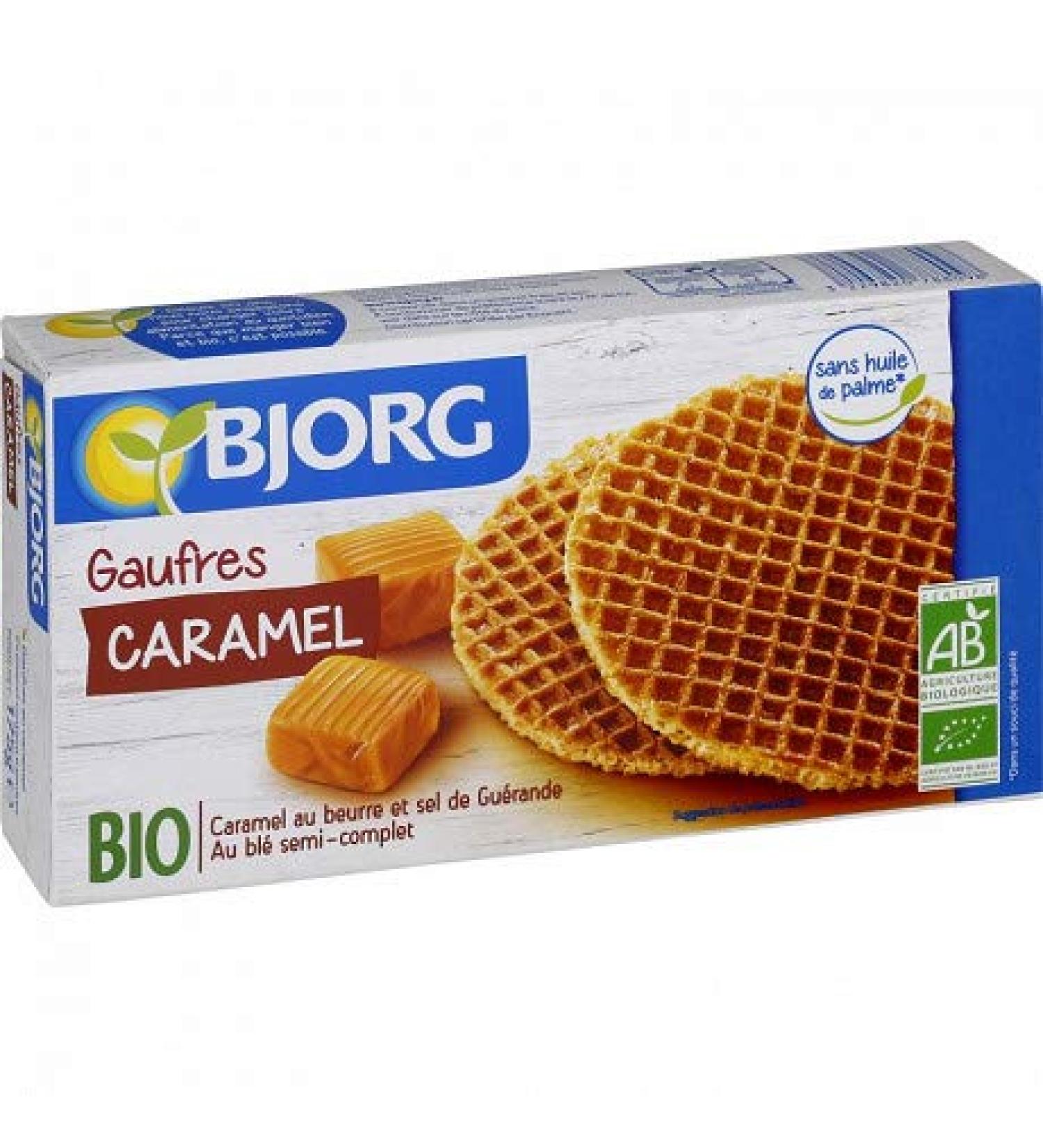 BJORG Caramel Waffle 175 g Pack of 4 - Buy Online on GoSupps.com