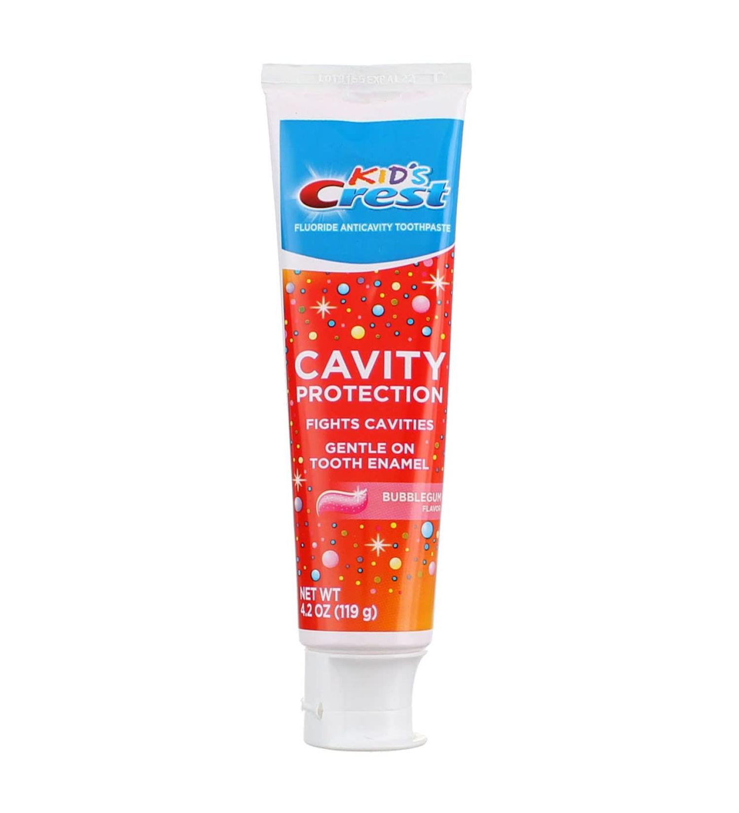 Crest Kid's Toothpaste Cavity Protection Gel Formula Bubblegum 4.2 Ounce - 6 Pack - Buy Online on GoSupps.com