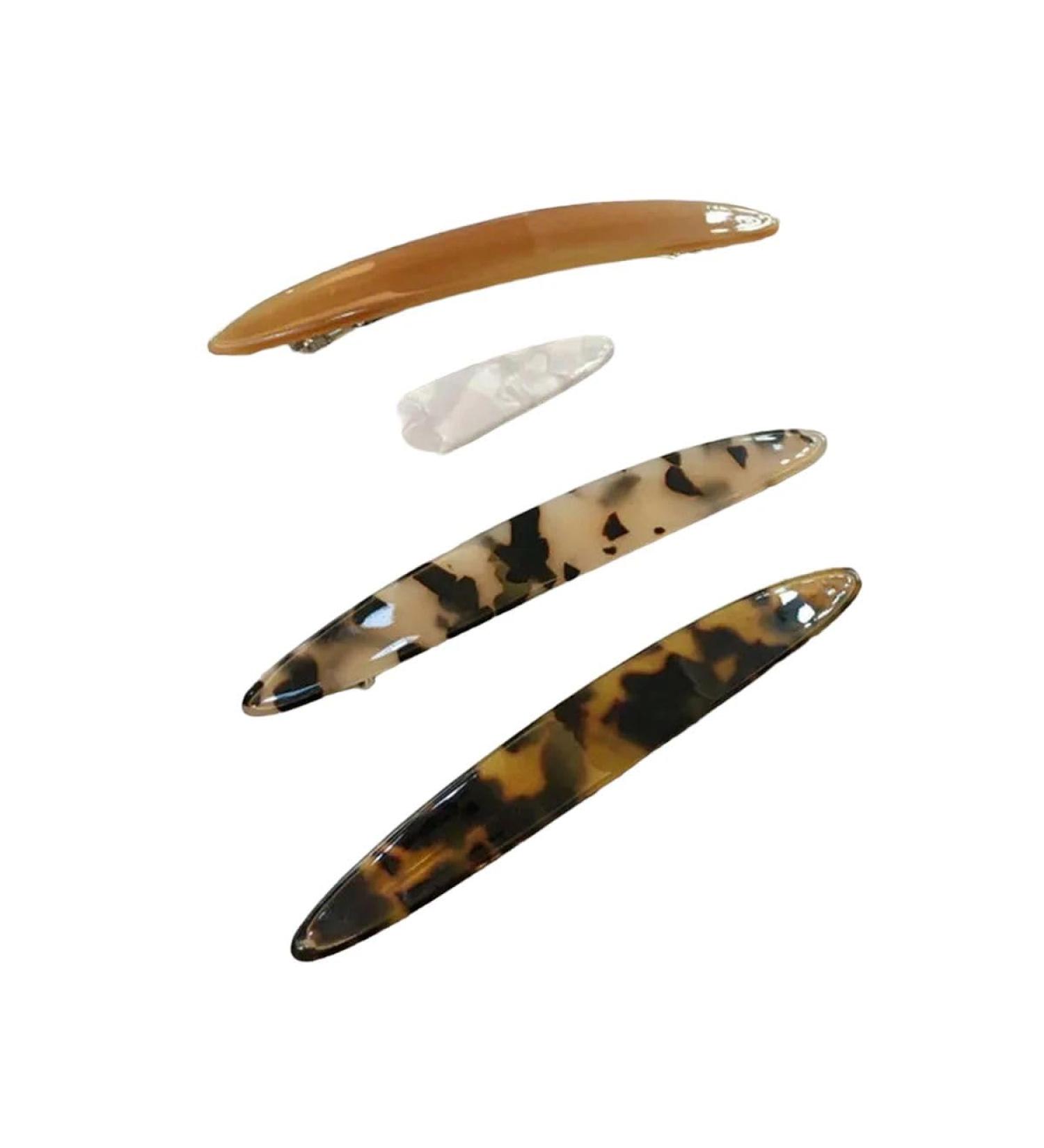 New 2025 Gift Fashion Vintage Acetate Geometric Hair Clips for Women New for Fashion Headband Sweet Hairpins Barrettes Hair Accessories Long Barrette Jewelry Fashion Accessories Creative Gift - Buy Online on GoSupps.com