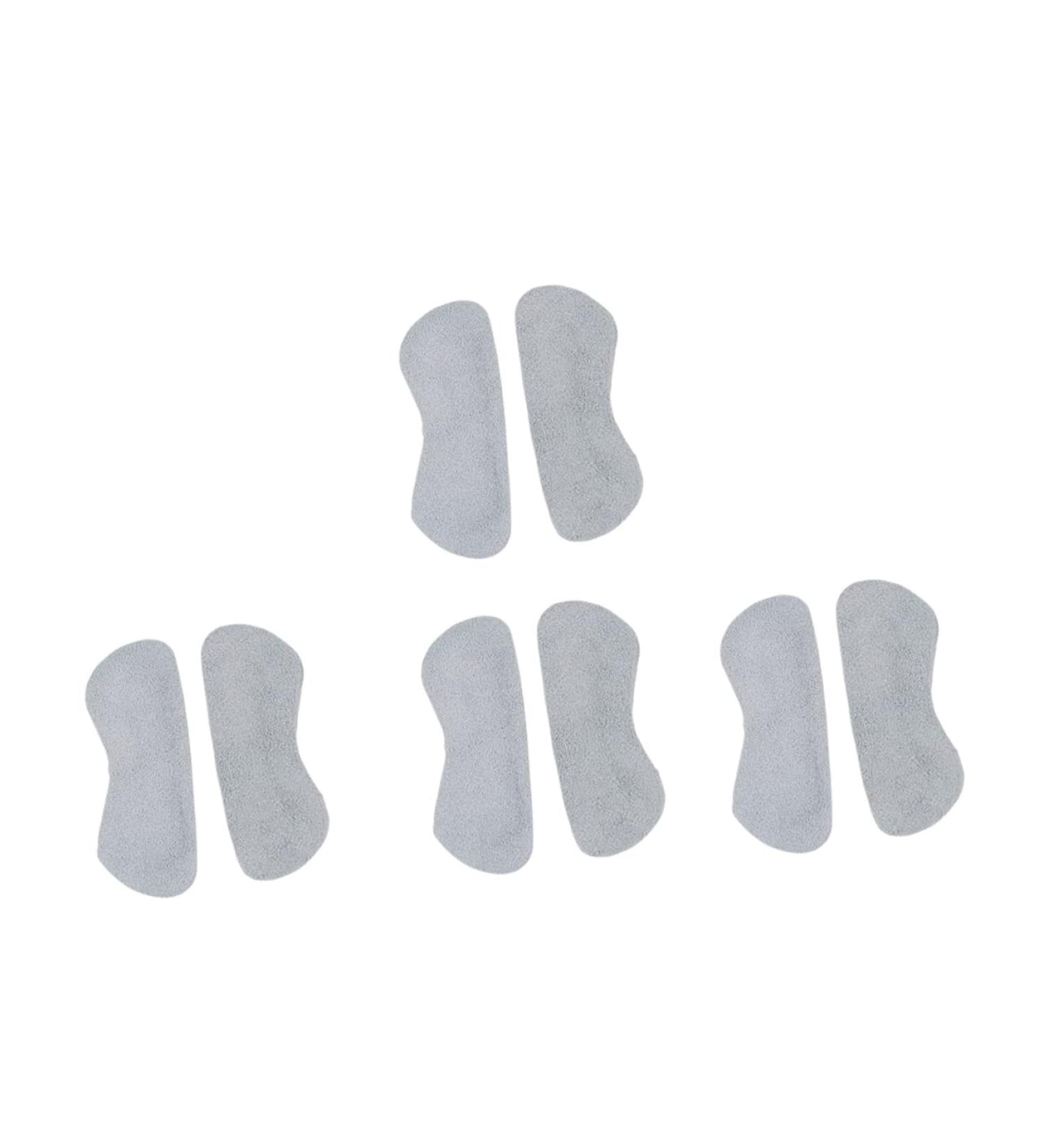 FRCOLOR 4 Pairs Suede Heel Inserts - Cushioned Grips & Liners for Comfort - Grey Half Insoles - Buy Online on GoSupps.com