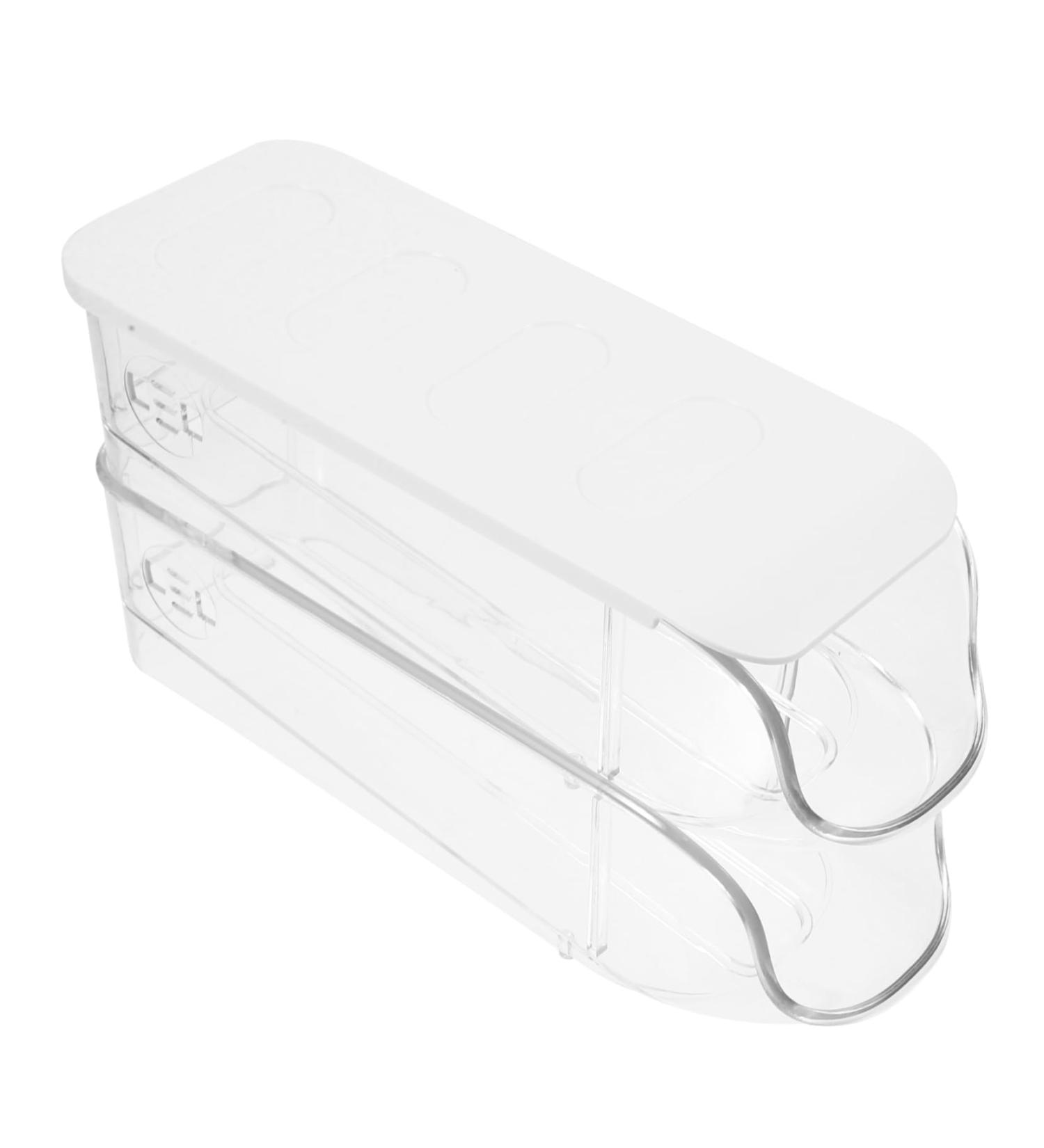 Hoement 2pcs Egg Storage Box Fridge Eggs Egg Dispenser for Refrigerator Egg Organizer Household Pack - Buy Online on GoSupps.com
