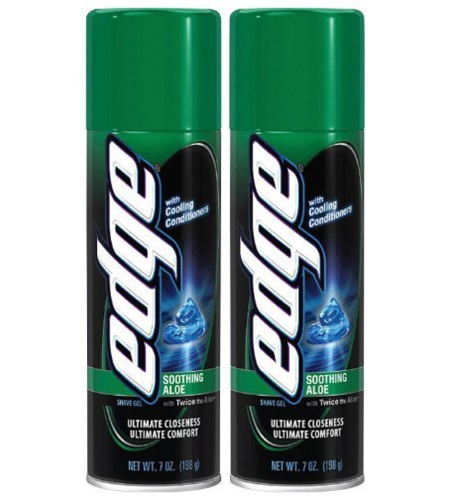 Edge Soothing Aloe Shave Gel - 7 oz - 2 pk by Edge 7 Ounce (Pack of 2)