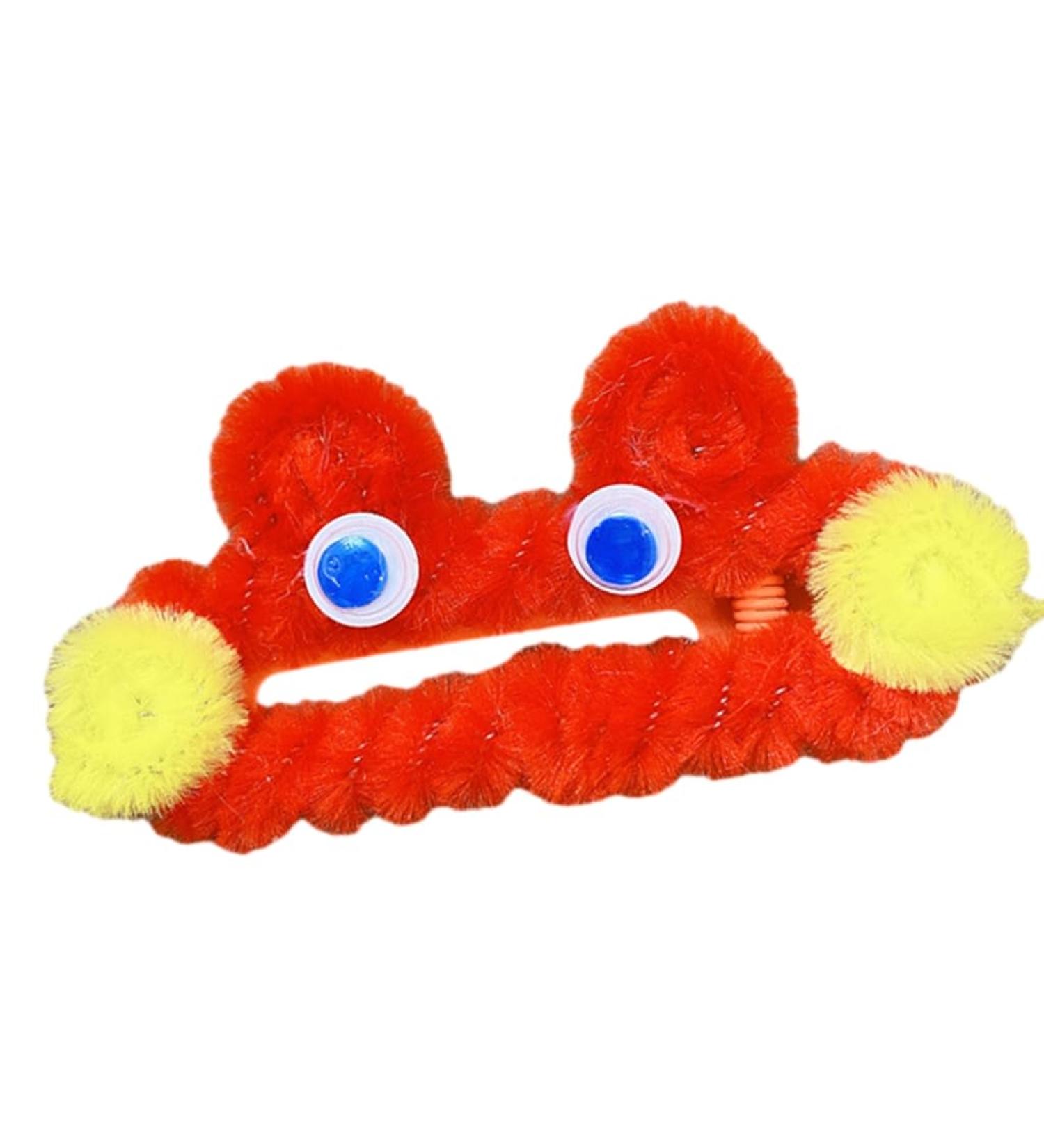 xbiez Creative Twist Frog Shape Hairpin for Sweet Girls Carnival Taking Photo Hair Barrettes Aesthetics Plush Hair Accessories 5 - Buy Online on GoSupps.com