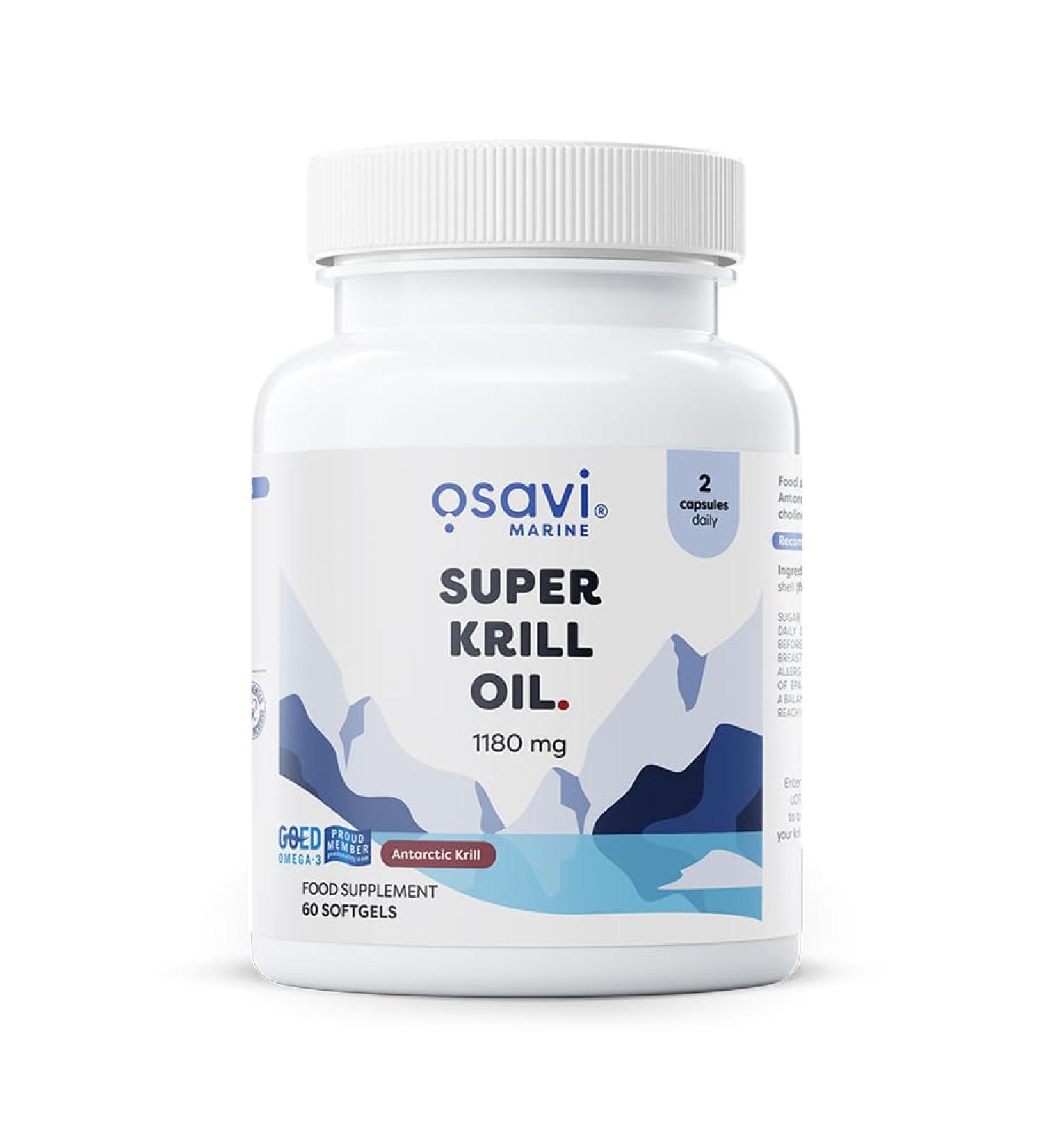 OSAVI Osavi Super Krill Oil 1180mg - 60 softgels
