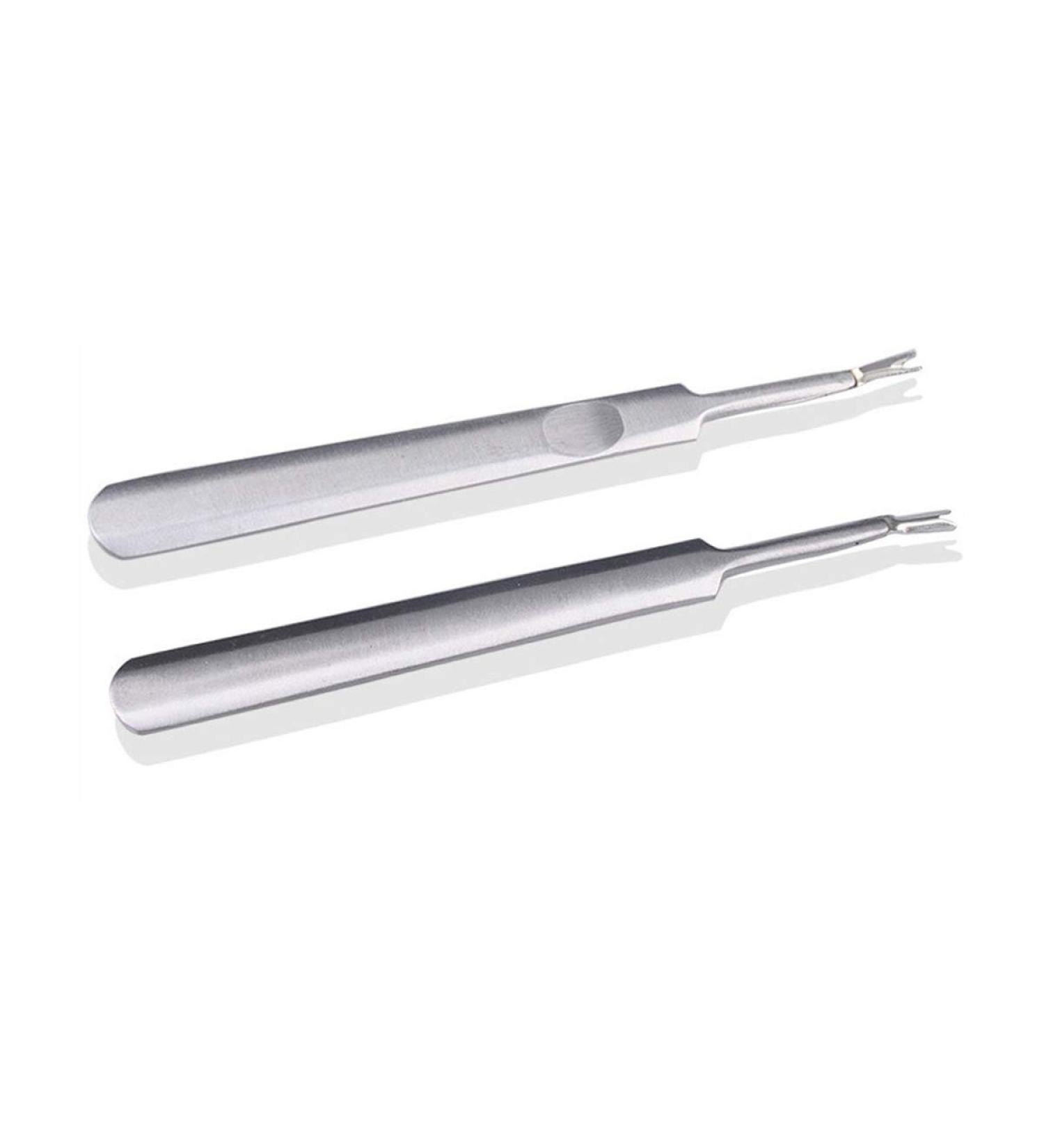 10Pcs Steel Nail Fork Quality Dead Skin Fork Nipper Pusher Trimmer Callus Cuticle Remover Manicure Pedicure Nail Art Tool - Buy Online on GoSupps.com
