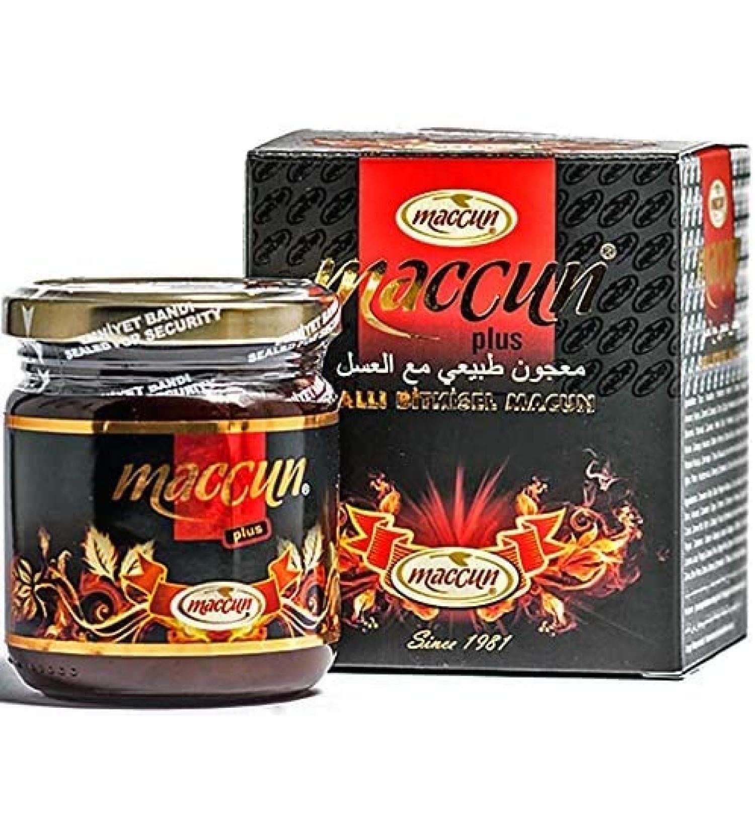 Authentic Maccun Plus Ancient Turkish Honey Paste Mesir Macunu (240g / 8.5oz) - Buy Online on GoSupps.com