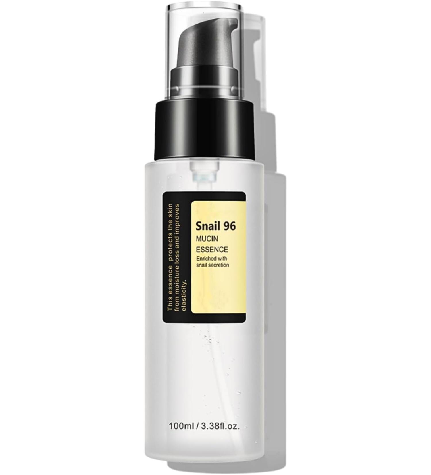 Snail Repair Essence 100ml - 96% Snail Mucin & Hyaluronic Acid Serum for Face Intensive Hydration & Skin Repair Korean Skincare Anti-Aging & Pore Minimizing Serum for Dull Damaged Skin