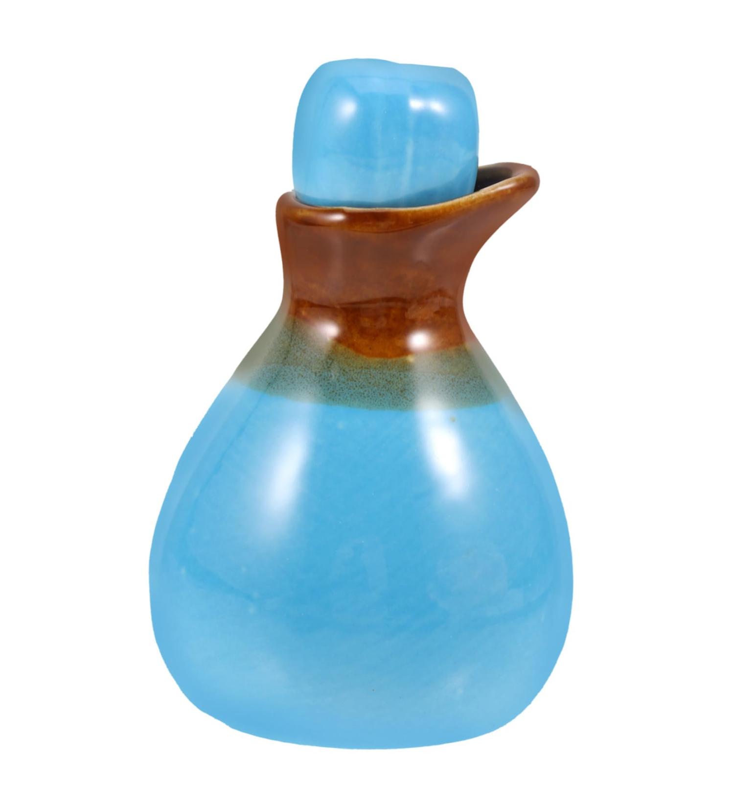 Beaupretty 4-Piece Porcelain & Glass Essential Oil Container Set - Small Vases & Sauce Bottles for Home & Travel - Buy Online on GoSupps.com