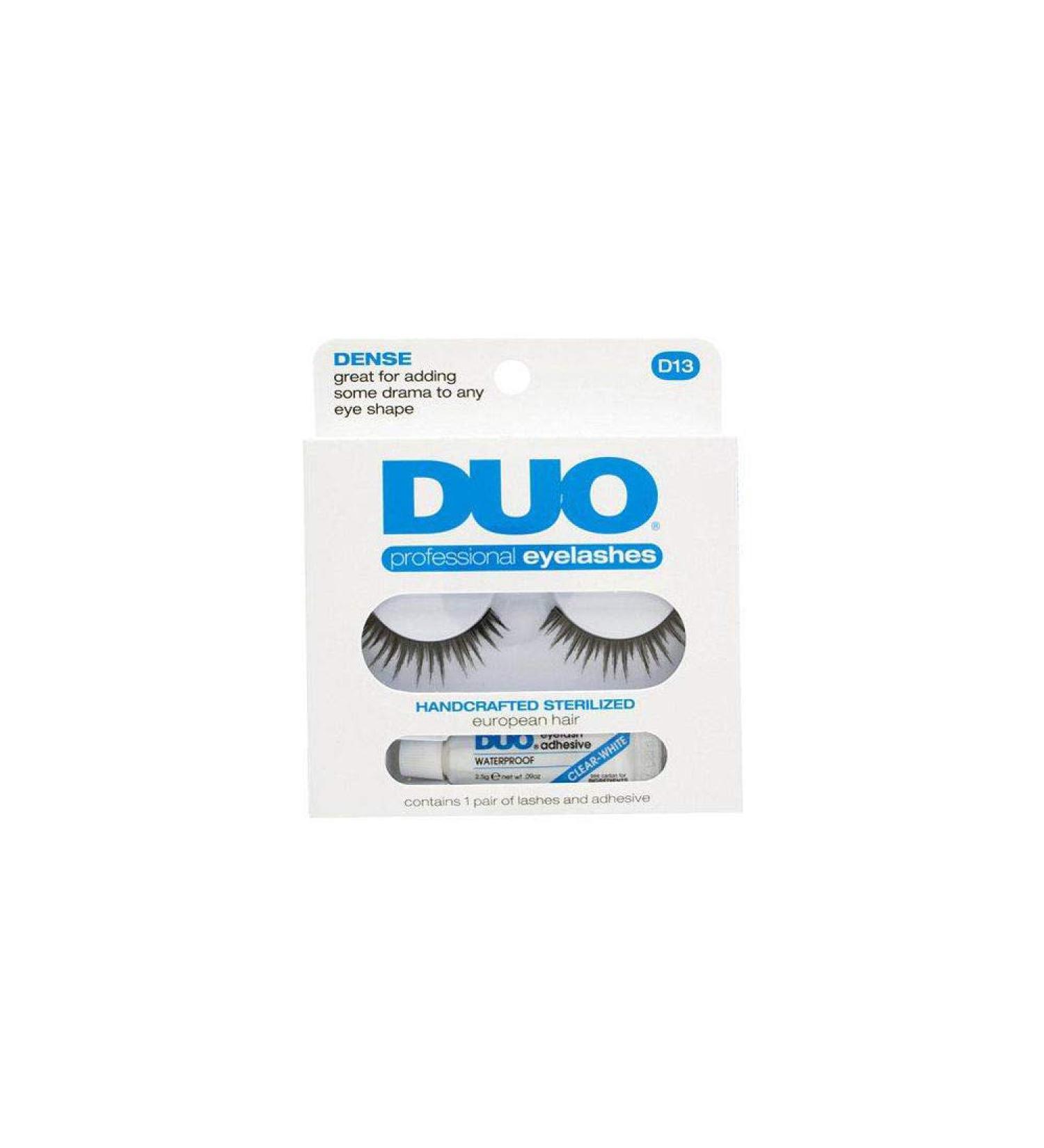 Duo Professional Eyelashes with Adhesive D13 Dense 1 Count (Pack of 1)