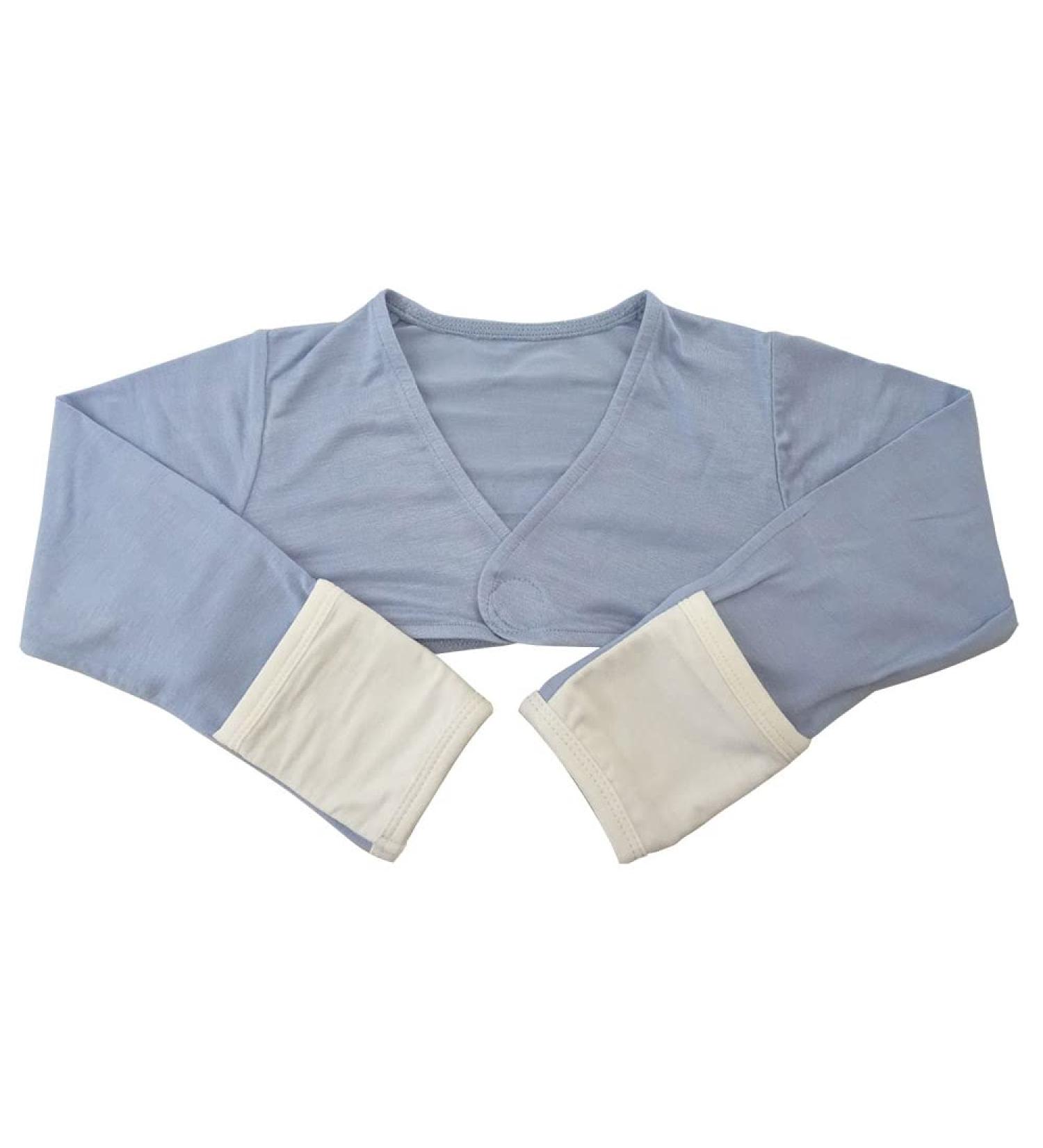 EDENSWEAR Zinc-Filled Rayon Eczema Face Sleeve Cover Vest - Blue (12 Months) - Buy Online on GoSupps.com