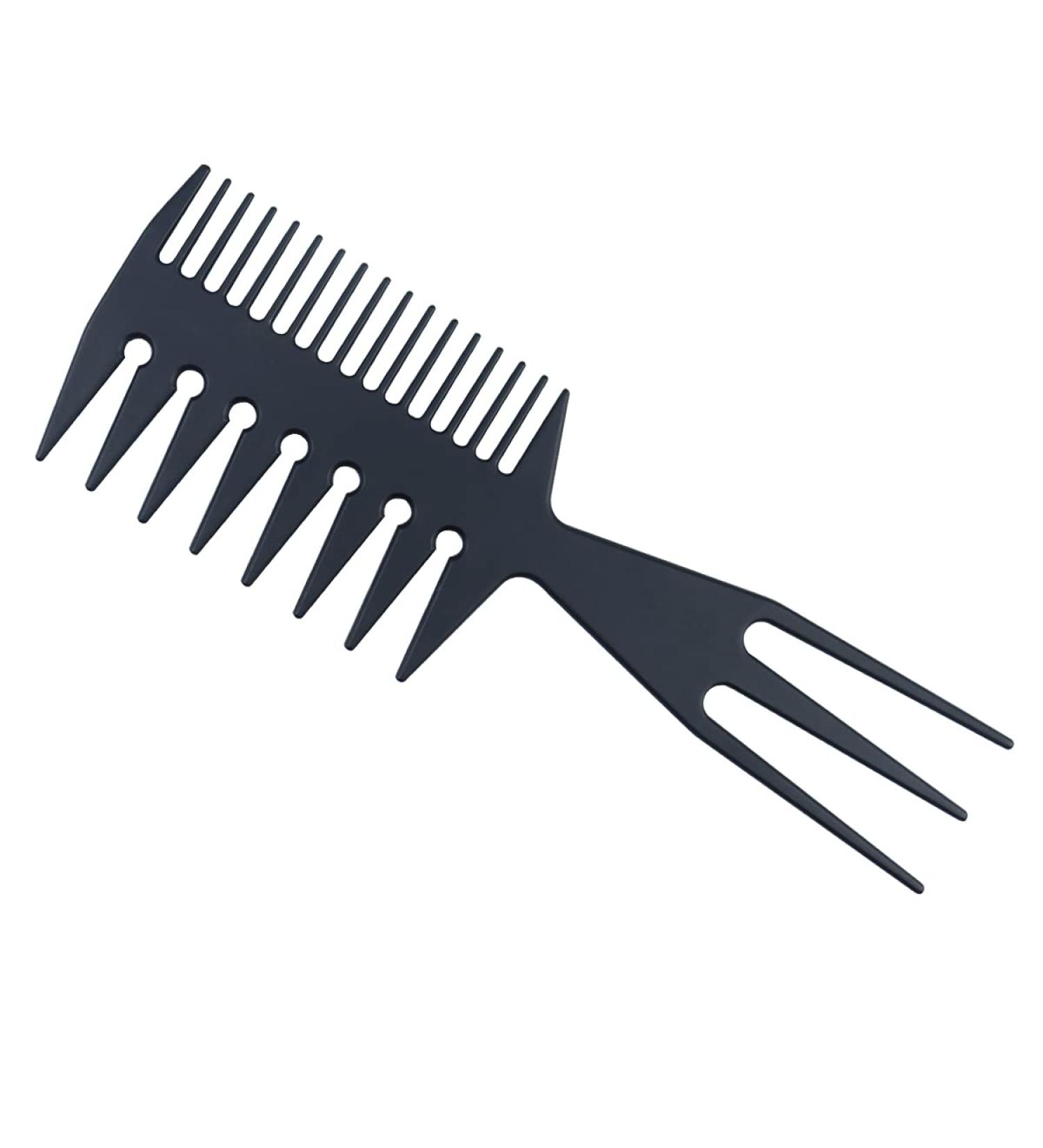 Slicked-back 3-in-1 Fish Tail Bone Hair Extension Comb for Styling & Coloring at Salon or Barbershop - Buy Online on GoSupps.com