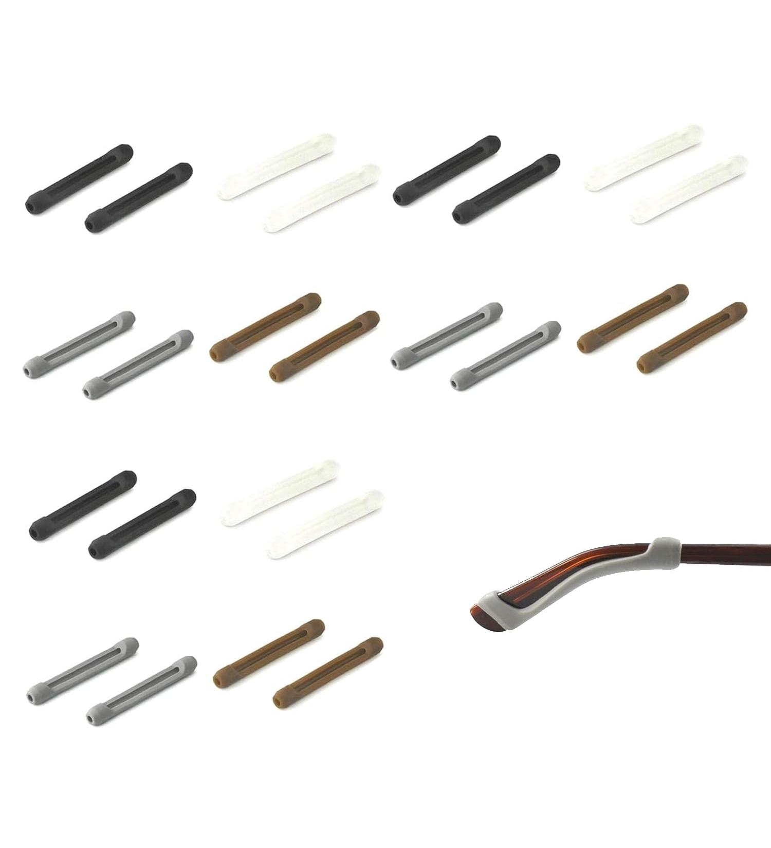 12 Pairs Anti-Slip Silicone Glasses Ear Handles & Pads | Perfect for Sunglasses & Reading Glasses - Buy Online on GoSupps.com