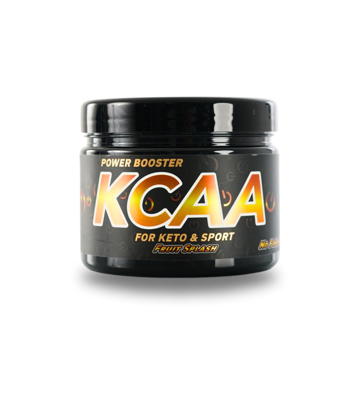 KCAA Keto Power Booster Energy Drink - Vegan Sugar-Free 30 Portions - Ketosis Support with L-Theanine & Taurine - Ideal for Ketogenic Diet - Fruit Splash Flavor (240g) - Buy Online on GoSupps.com