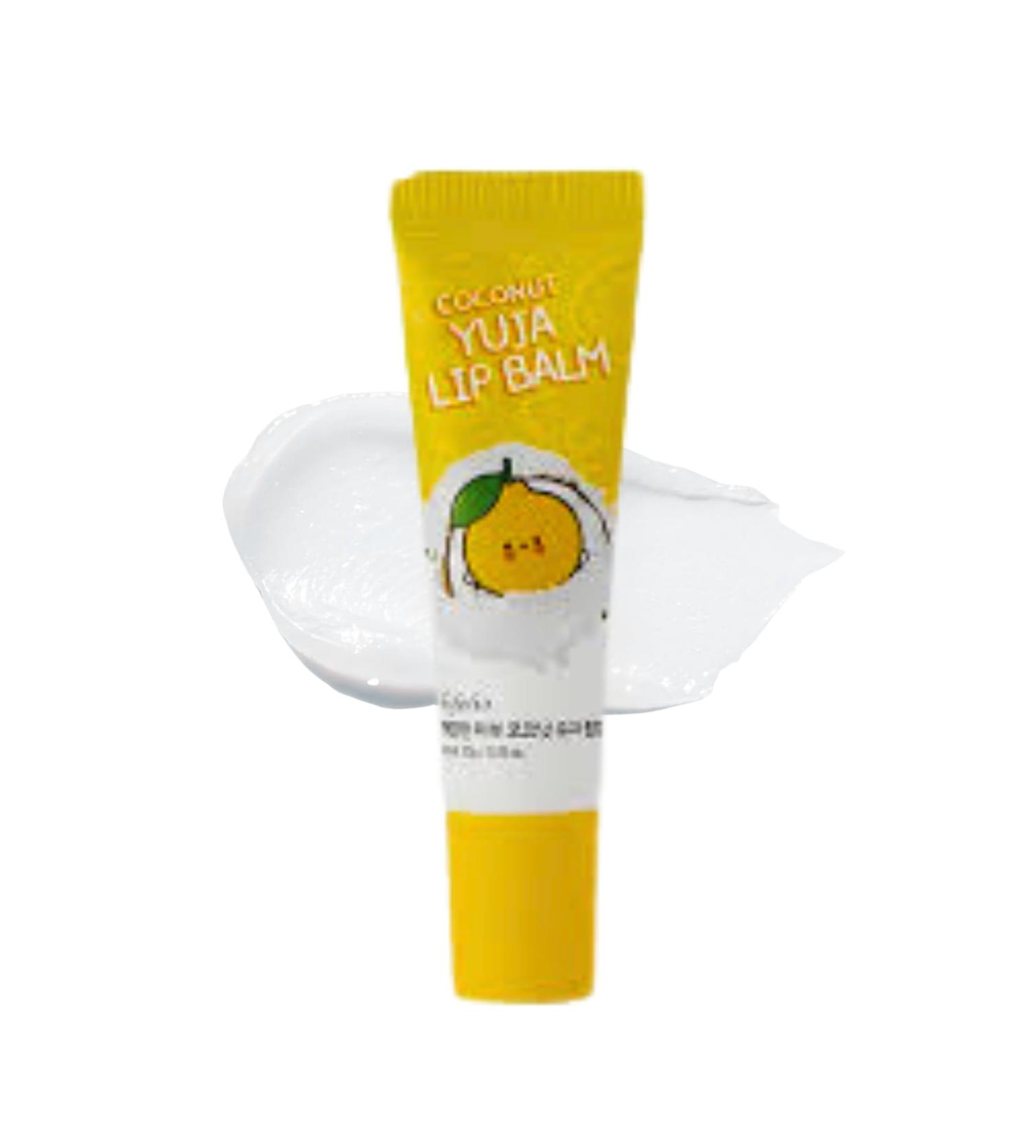 Esfolio Pure Skin Coconut Yuja Lip Balm Hydrating & Nourishing Lip Care with Coconut Oil & Yuja Seed Oil Moisturizes & Softens Dry Lips Yuja Coconut - Buy Online on GoSupps.com