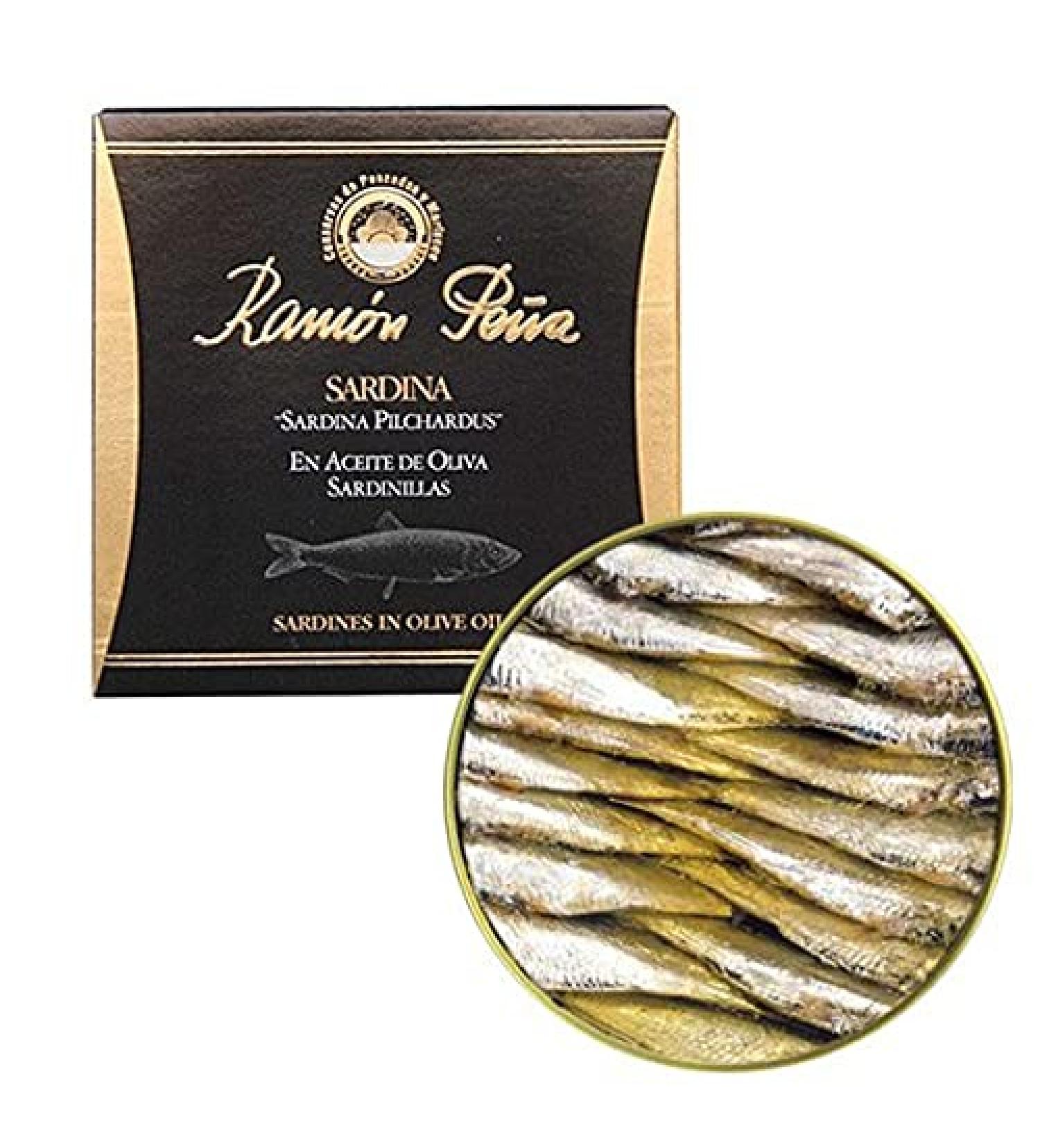 Ramon Pena Sardines in Olive Oil 25/30 - Premium Quality Spanish Sardines - Buy Online on GoSupps.com
