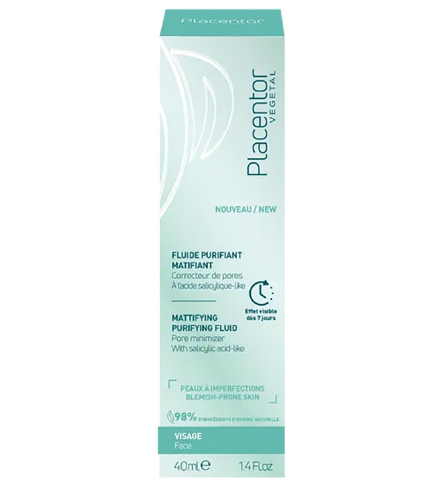 Placentor Plantbased cleansing fluid mattifying 40 ml