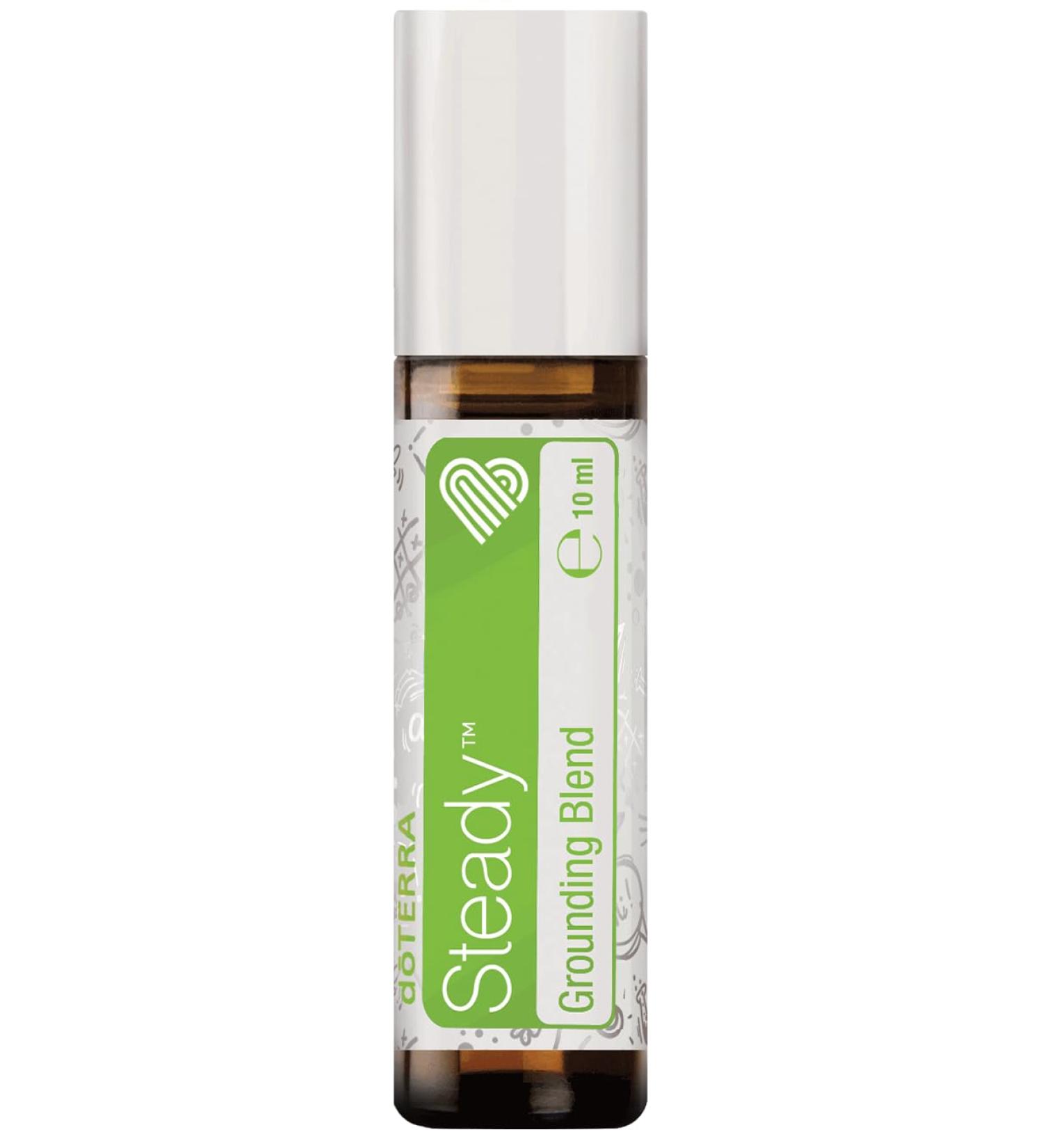 doTERRA Steady Essential Oil Grounding Blend for Kids Evokes 0.34 Fl Oz (Pack of 1)