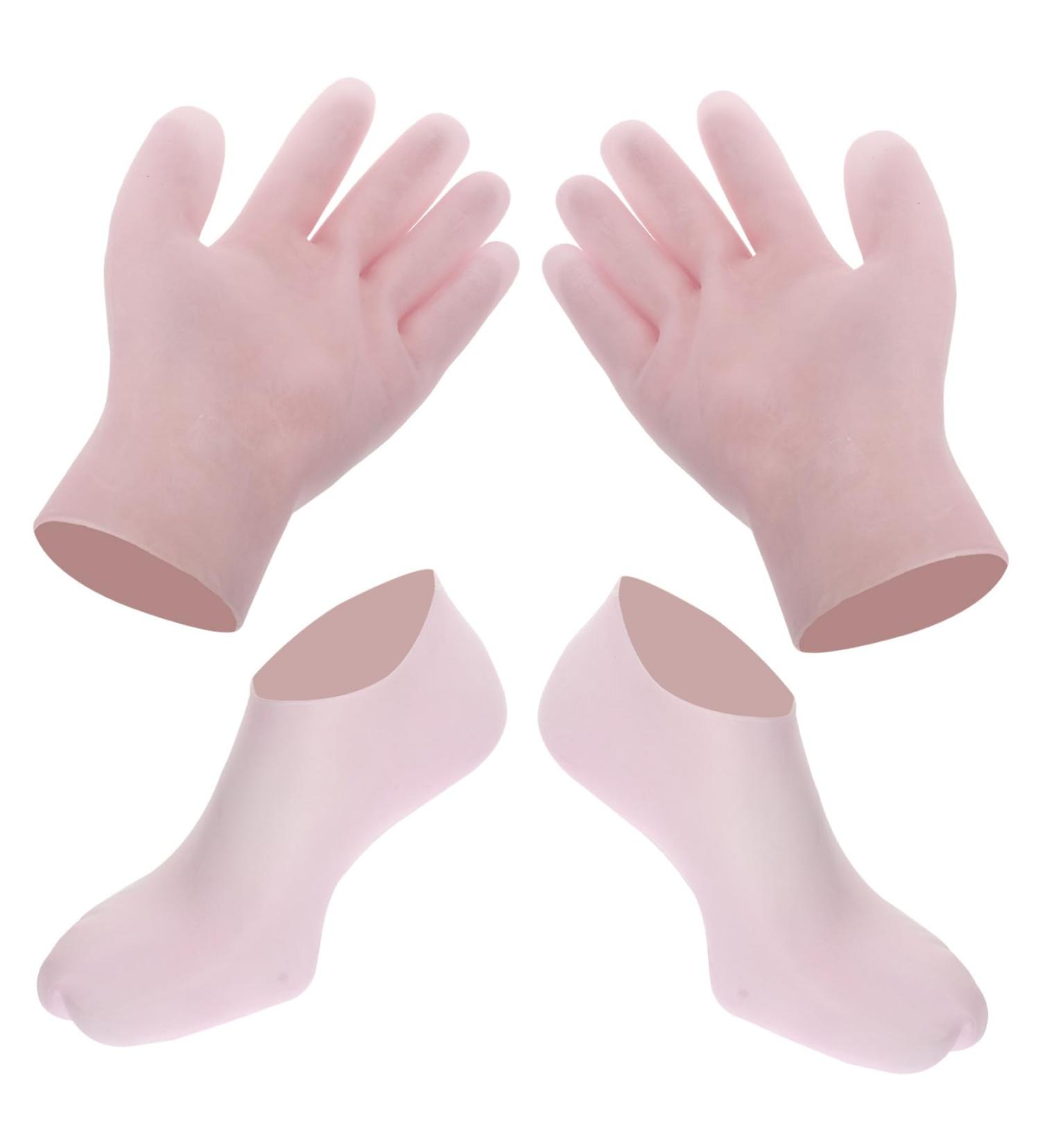 Healeved 1 Set Waterproof Sun Protection Gloves Moisturizer Gloves for Dry Hand Spa Gloves for Dry Hand Moisturizing Hand Gloves Dry Hand Gloves Dry Cracked Hands Moisturizing Socks 20.50X14.00X0.50CM - Buy Online on GoSupps.com