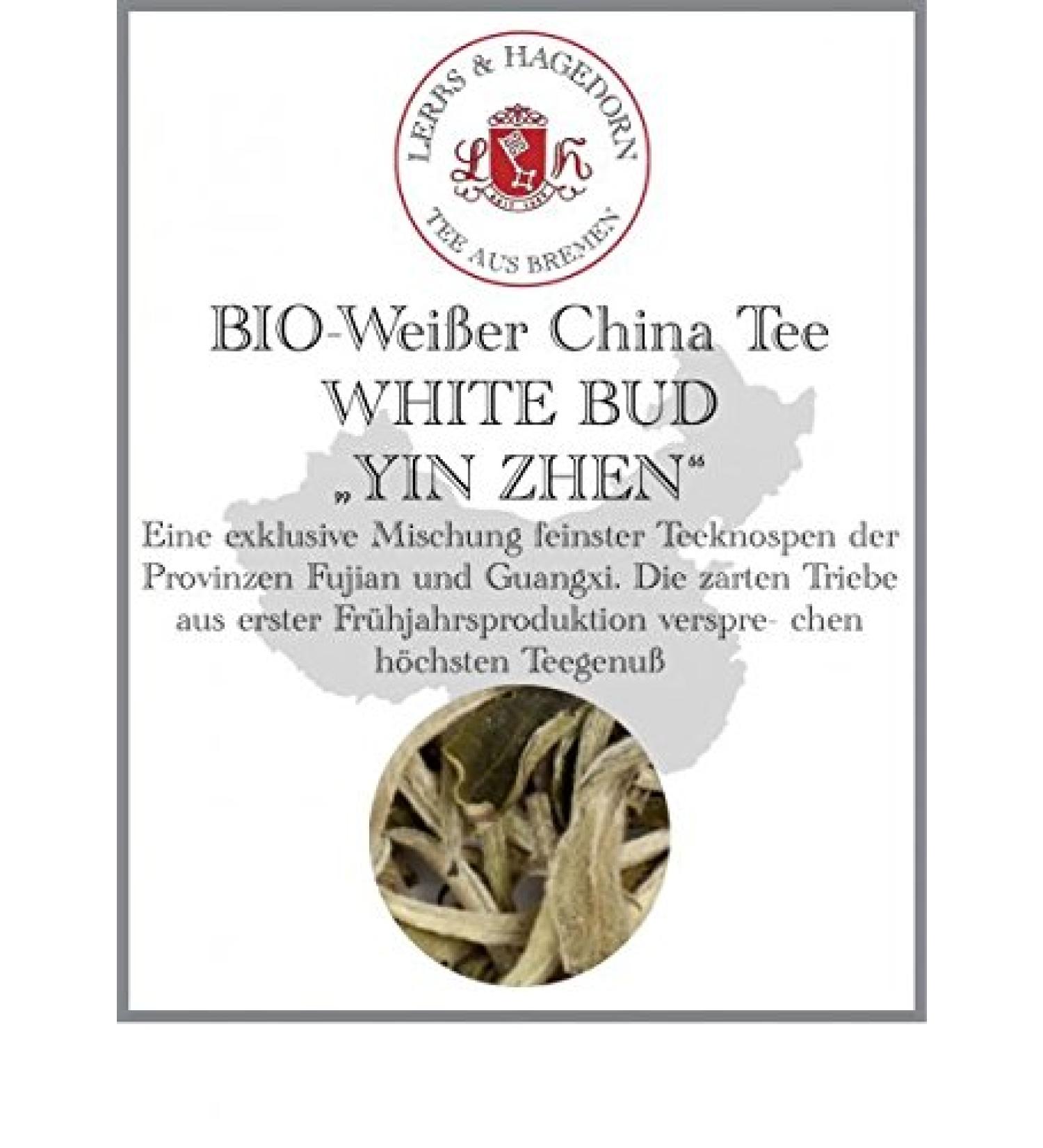  Lerbs & Hagedorn Organic White Chinese Tea WHITE BUD YIN ZHEN 1 kg - Buy Online on GoSupps.com