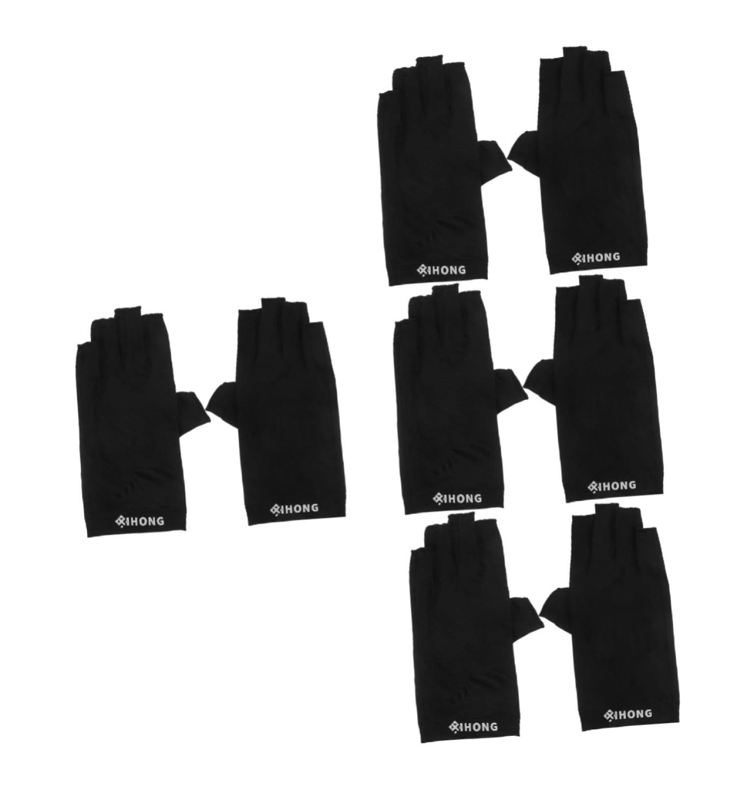 Beaupretty 4 Pairs Uv Gloves Nail Dryer Uv Glove Summer Gloves Half Finger Gloves Outdoor Hiking Gloves Uv Proof Gloves Manicure Gloves Uv Protection Gel Cool Gloves Led Women's Fabric - Buy Online on GoSupps.com