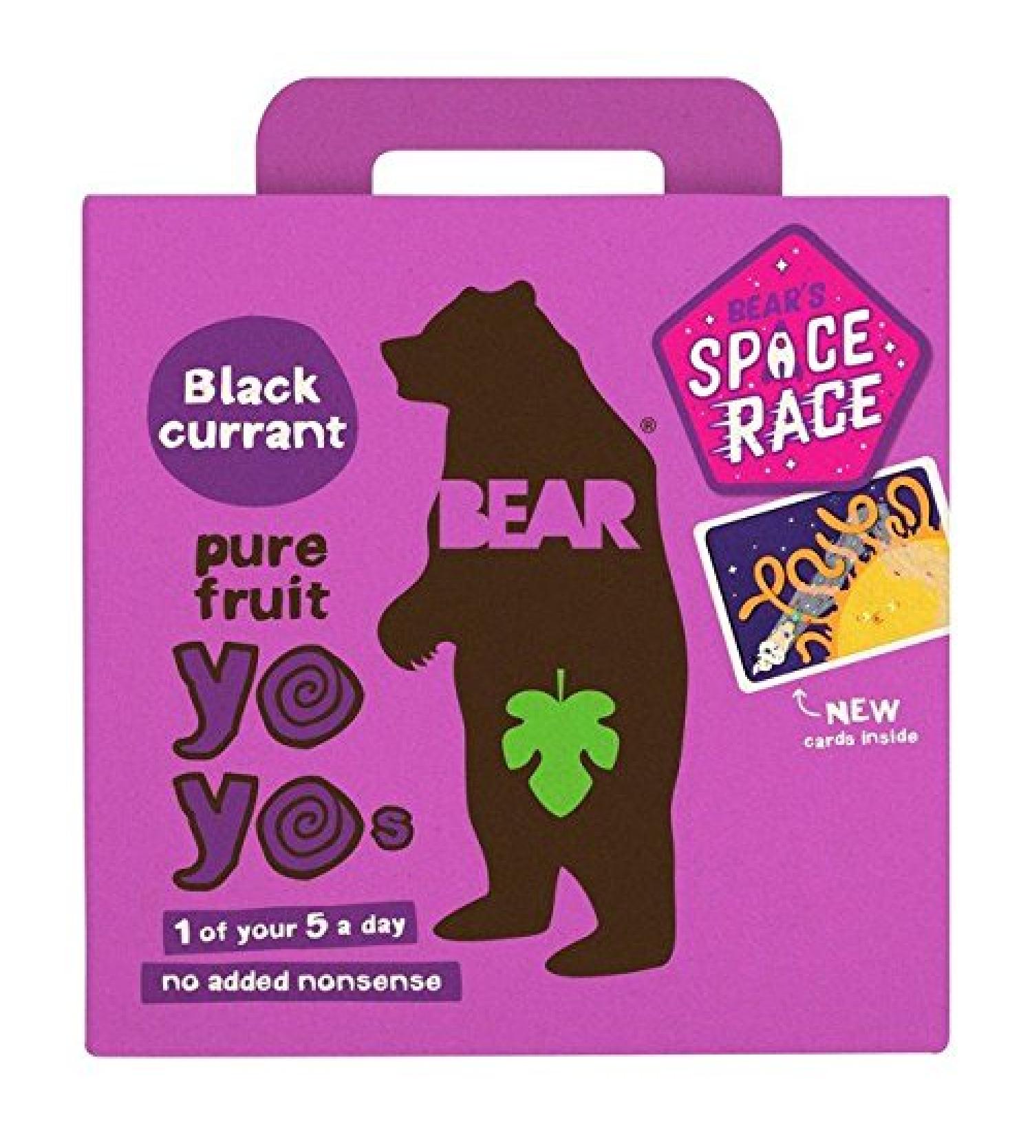 Bear Fruit Yoyos Blackcurrant Multipack 5 x 20g