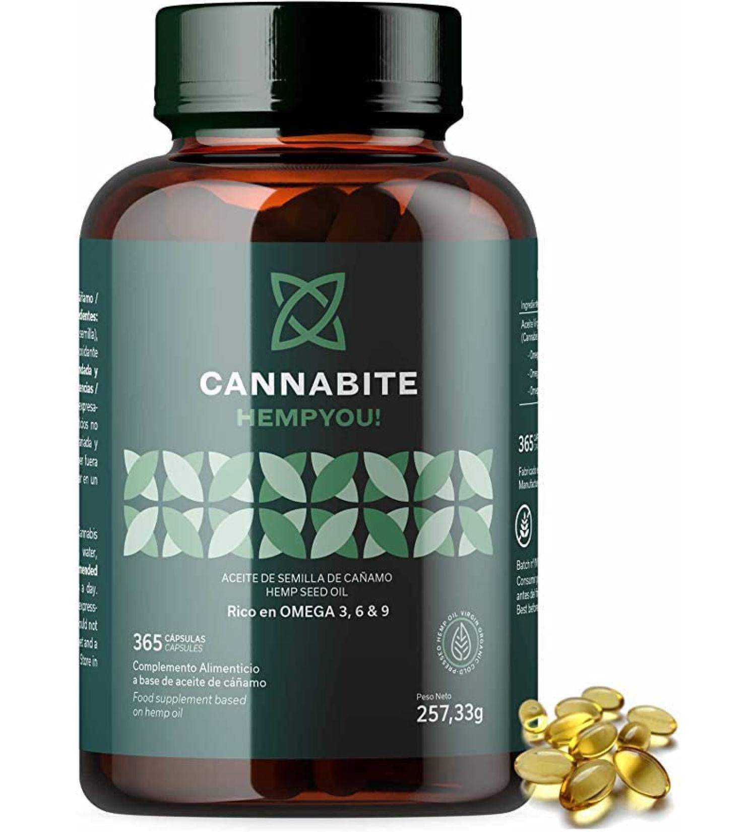 VEGETABLE OMEGA 3 6 9 365 Capsules | Virgin Hemp Seed Oil (Cannabis Sativa) 1st Cold Press | Hemp Seed Oil | No Additives | Gluten Free | Non-GMO - Buy Online on GoSupps.com
