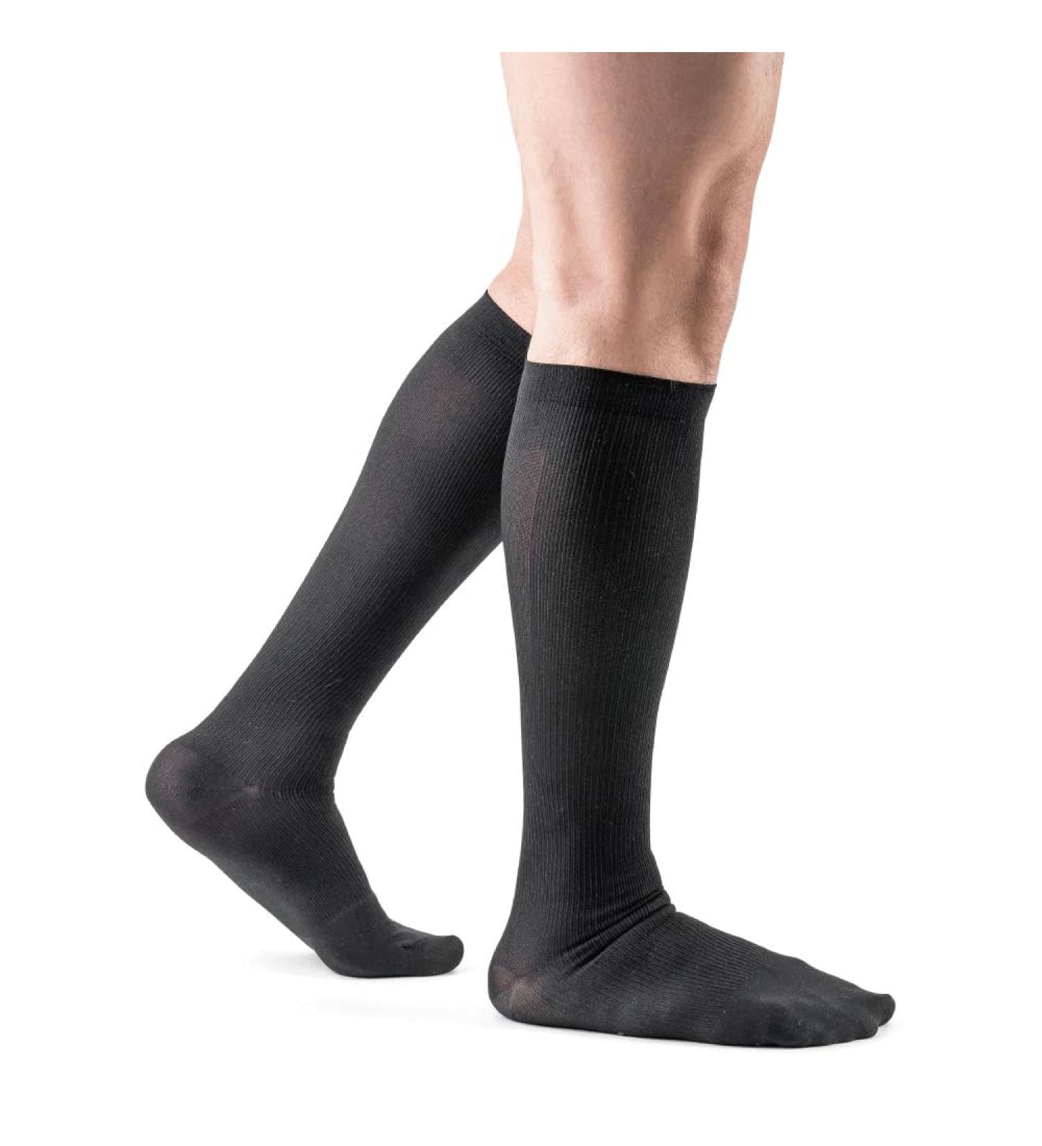 Buy Actifi Men's 15-20 mmHg Compression Closed Toe Dress Socks - Comfort & Style for Travel | International Shipping - Buy Online on GoSupps.com