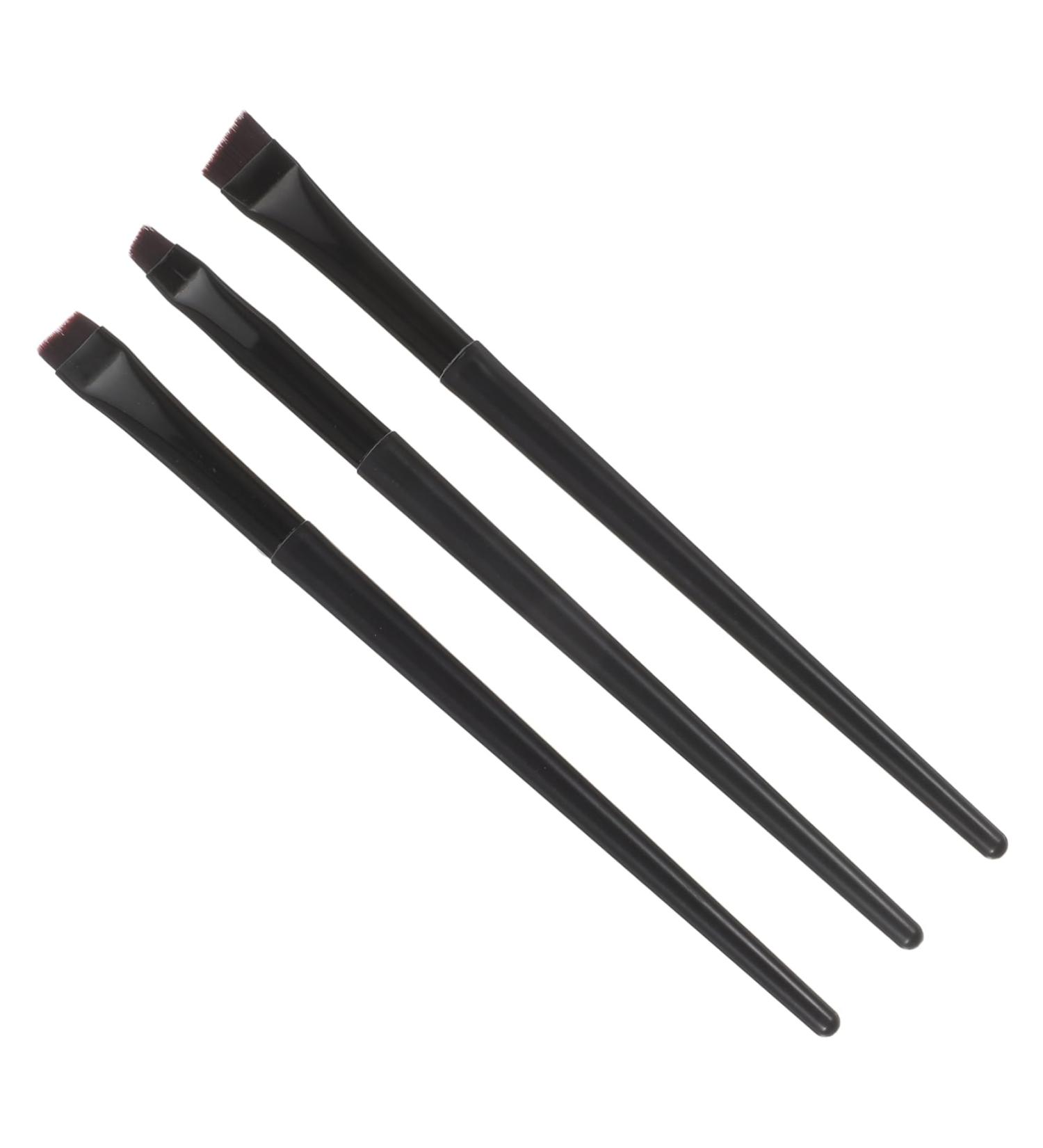 Beavorty Teen Girl 3pcs Eyeliner Brush Eyebrow Brush Eyeliner Makeup Tool Soft Brush Dual Purpose Brush Flat - Buy Online on GoSupps.com