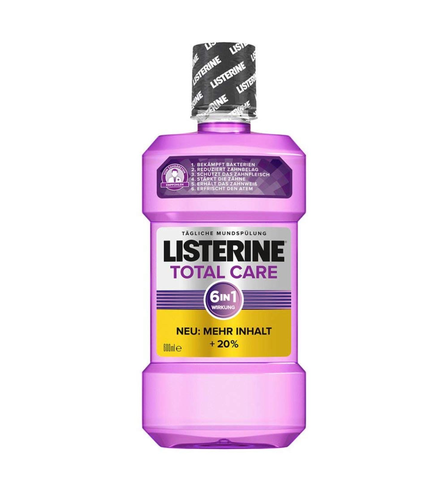 Buy Listerine Total Care Mouthwash 600ml | Fresh Breath & Oral Health | International Shipping - Buy Online on GoSupps.com