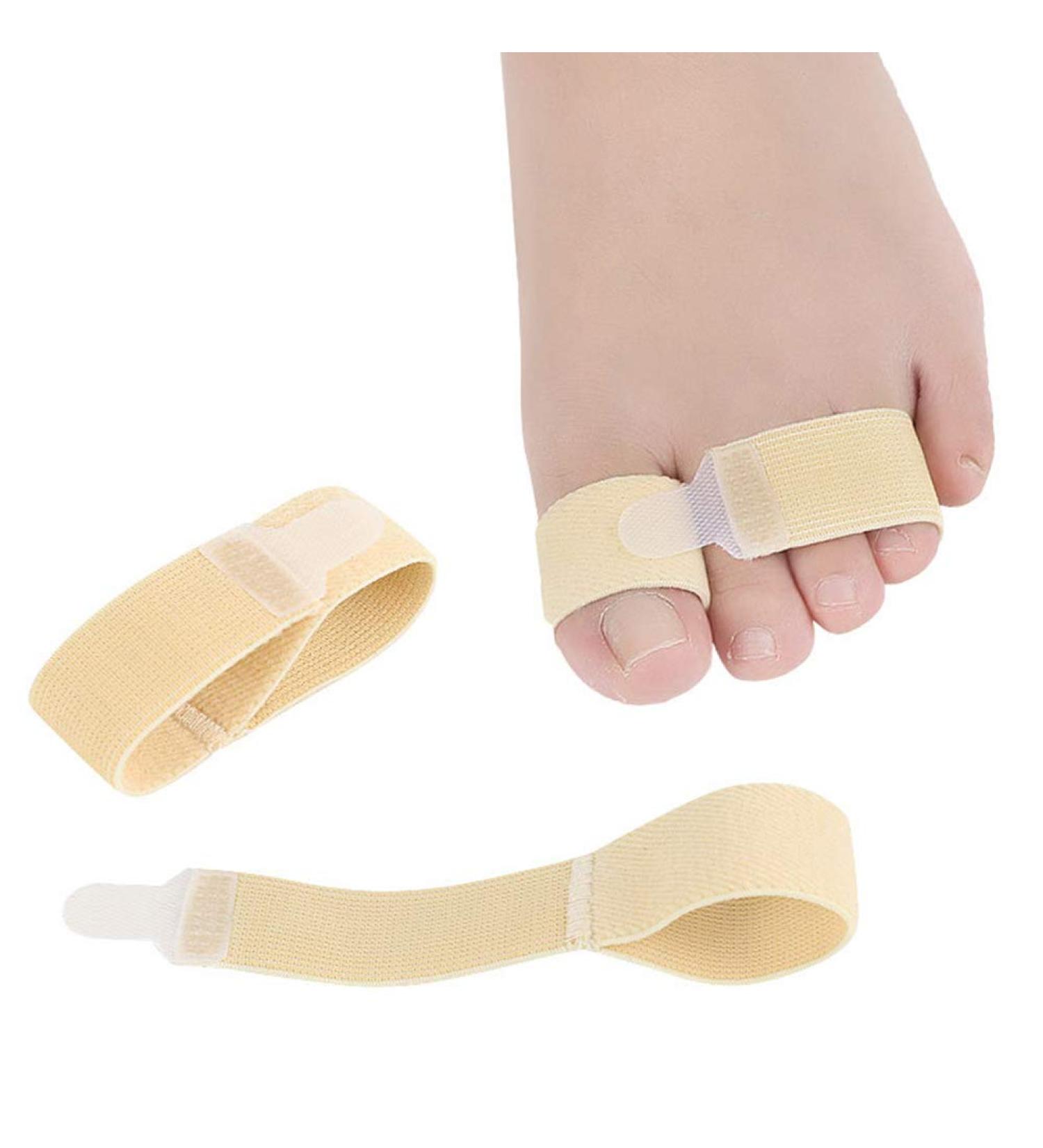 Gel Toe Separators for Foot Care - Hallux Valgus Corrector in Light Yellow - Buy Online on GoSupps.com