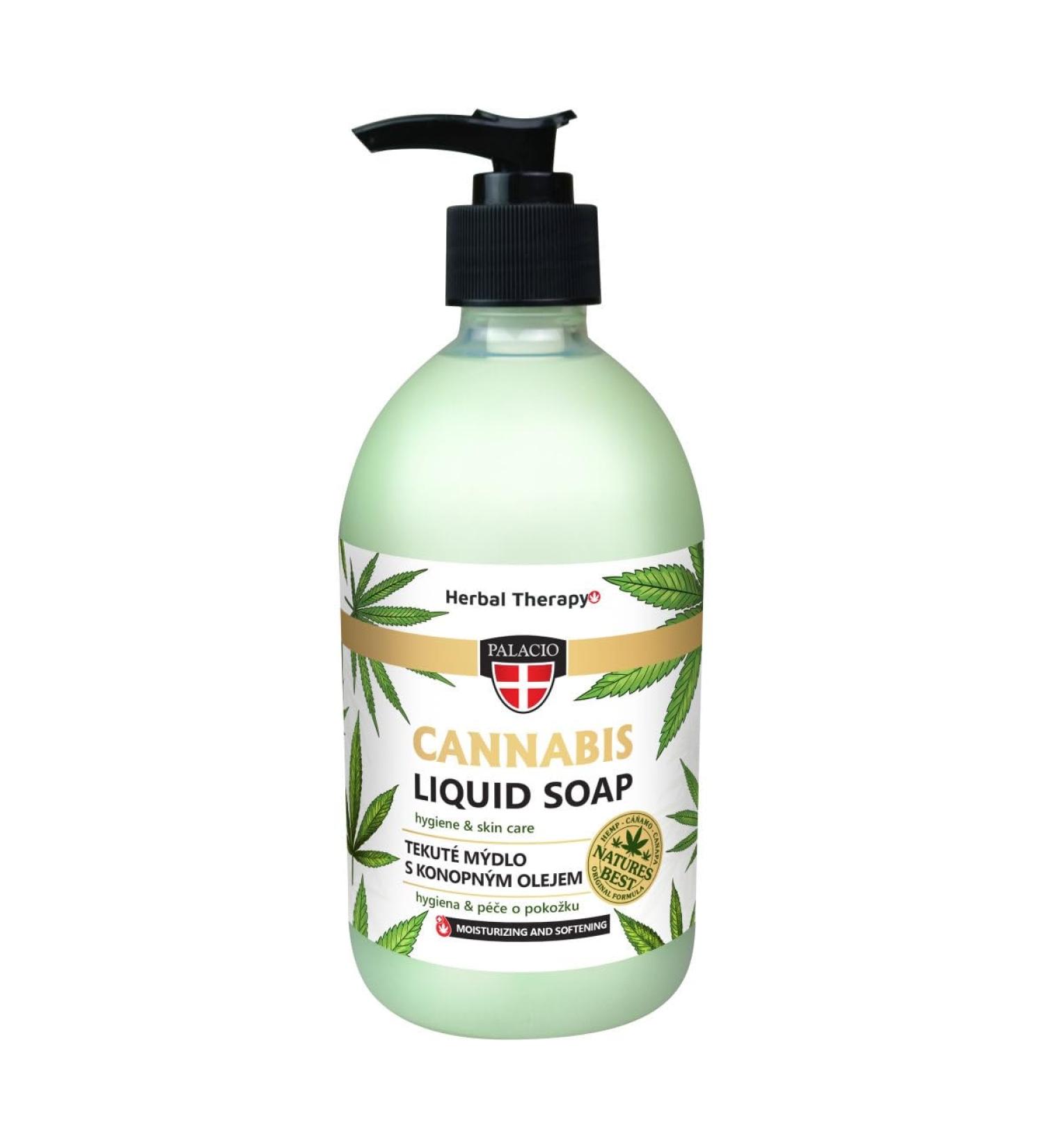 HERBAL THERAPY Liquid soap with hemp oil 500 ml.