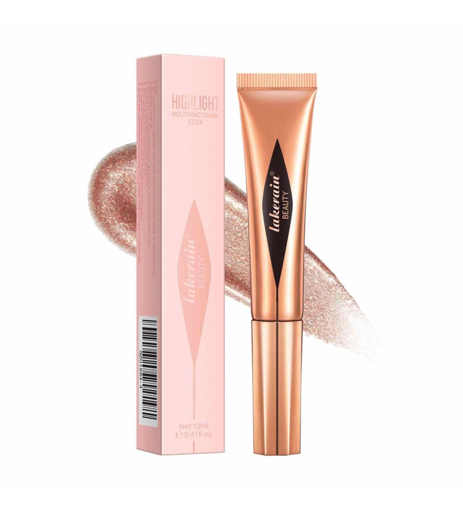 Contours Stick Highlighter Wand Makeup Contours Wand Stick Smooth Creamy Matte Finish Liquid Contours Stick with Soft Cushion Applicator High Gloss Liquid 04# - Buy Online on GoSupps.com