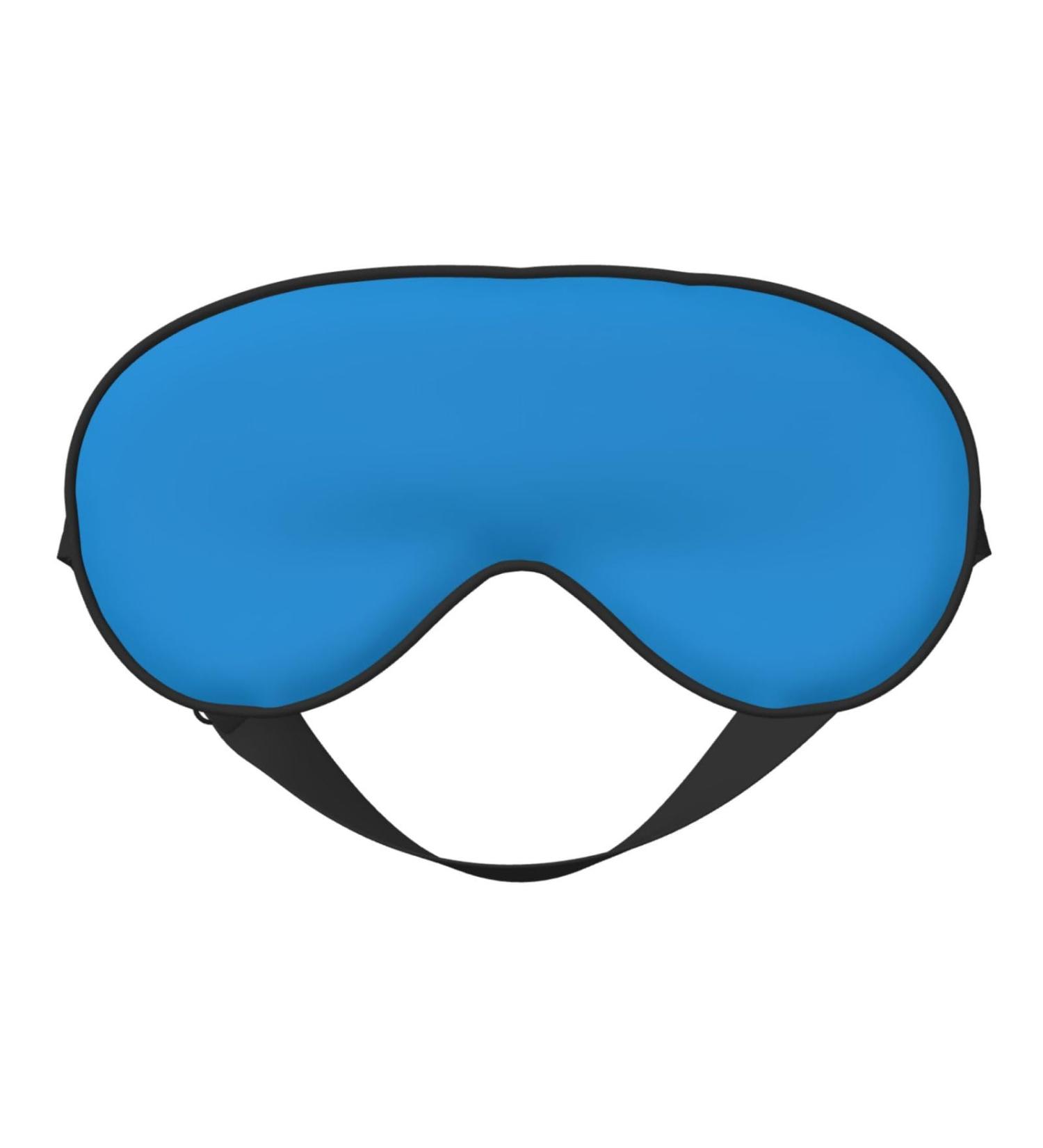 Buy Soft Blue Eye Mask - Adjustable Nighttime Comfort for Men & Women | International Shipping Available - Buy Online on GoSupps.com