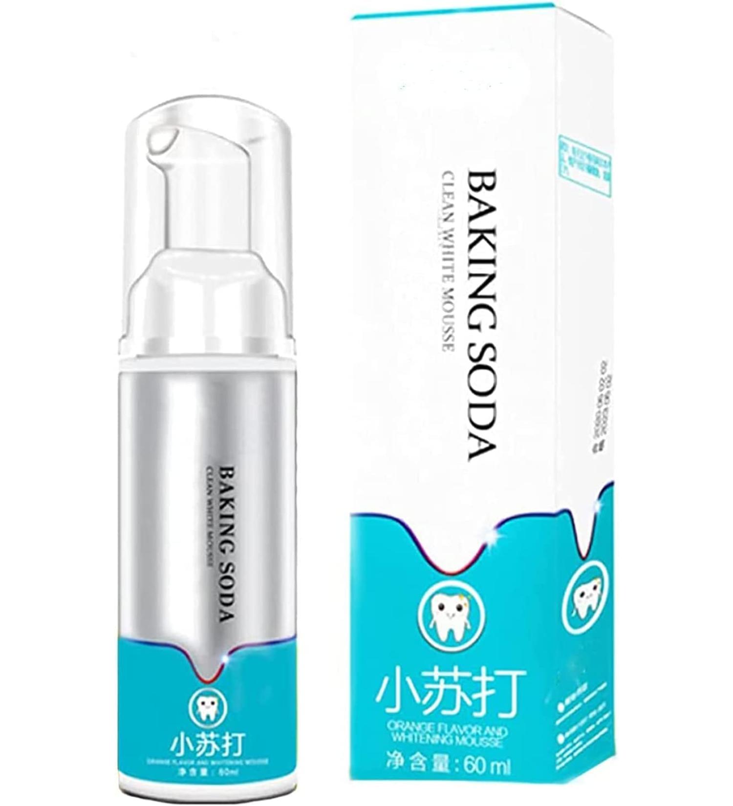 Ultra-Fine Mousse Foam Toothpaste | Deep Cleaning & Whitening with Natural Baking Soda - 1PC - Buy Online on GoSupps.com