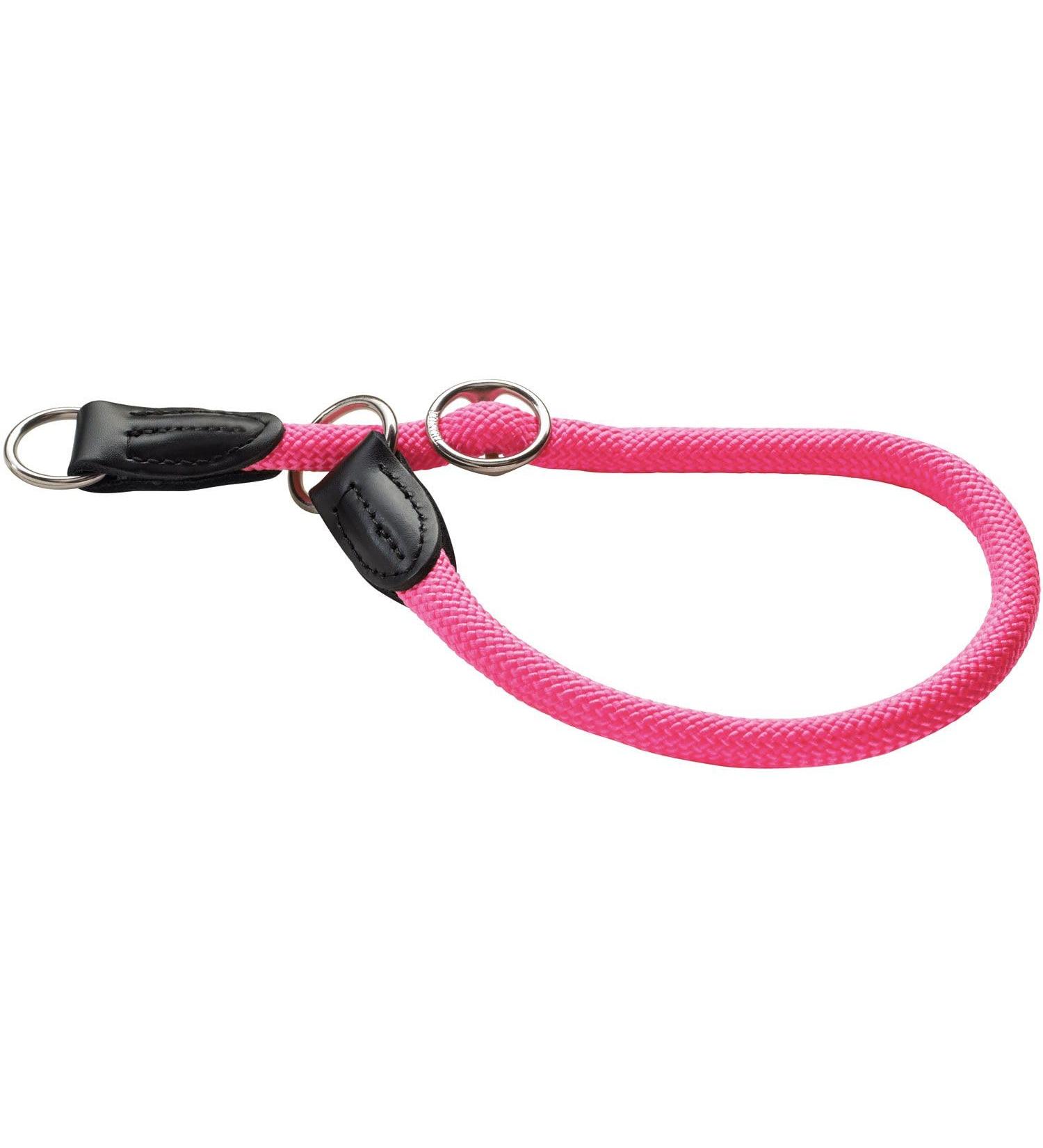 HUNTER Freestyle dressage collar dog collar pull stopper robust weatherproof 60 (L-XL) neon pink 60 (L-XL) neon pink