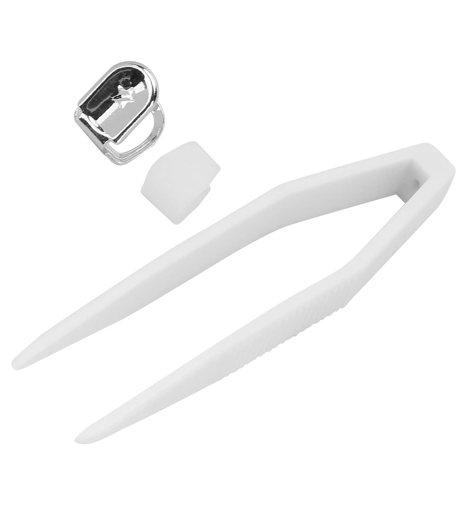 Stylish Hip Hop Silver Tooth Braces Decoration - Perfect for Parties & Daily Wear - Buy Online on GoSupps.com