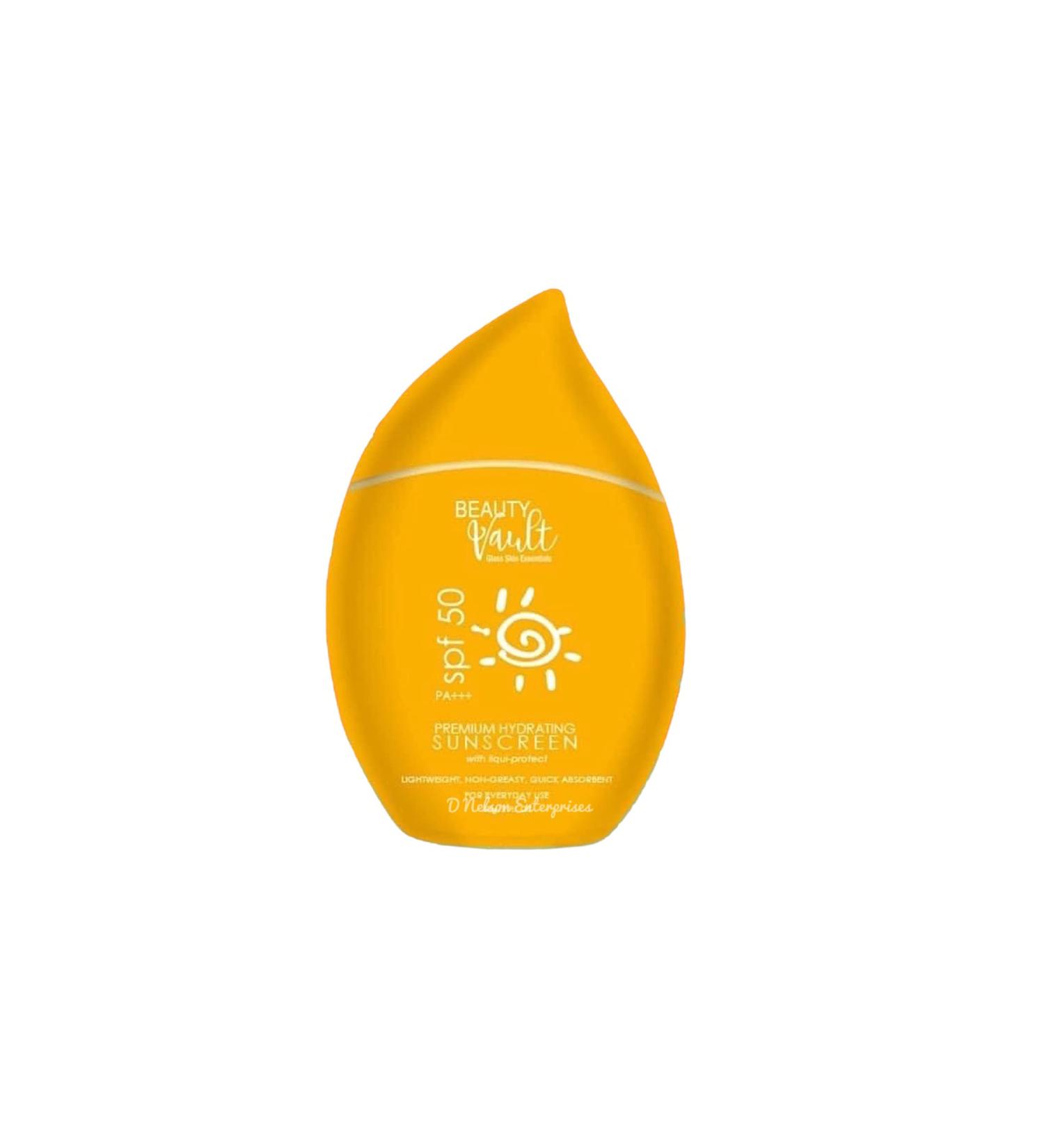 Buy Premium Hydrating Sunscreen SPF 50 PA+++ | 50g | Best for All Skin Types | Free International Shipping - Buy Online on GoSupps.com
